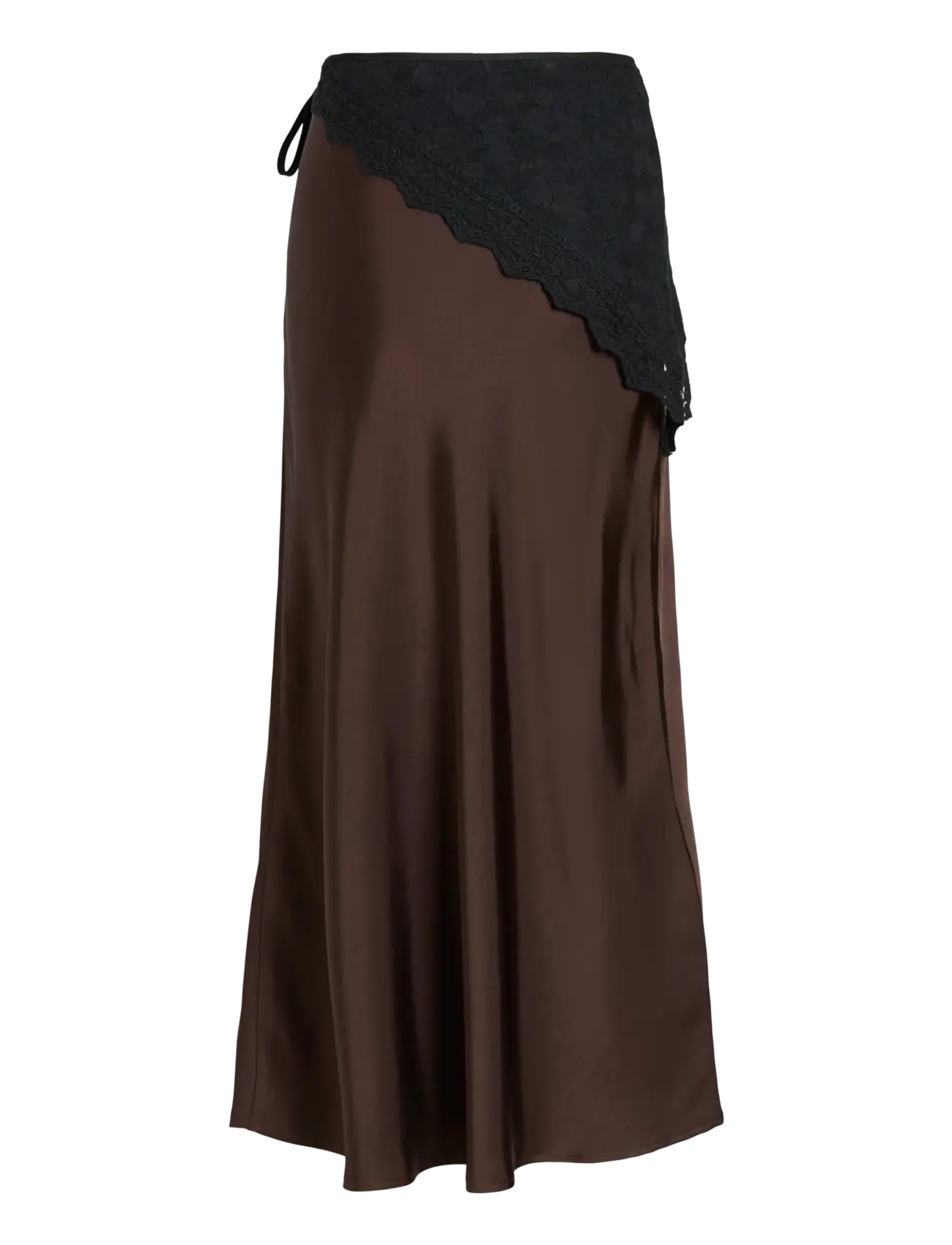 Vila - VISCARA ANKLE SKIRT - lange rokken - coffee bean - 2