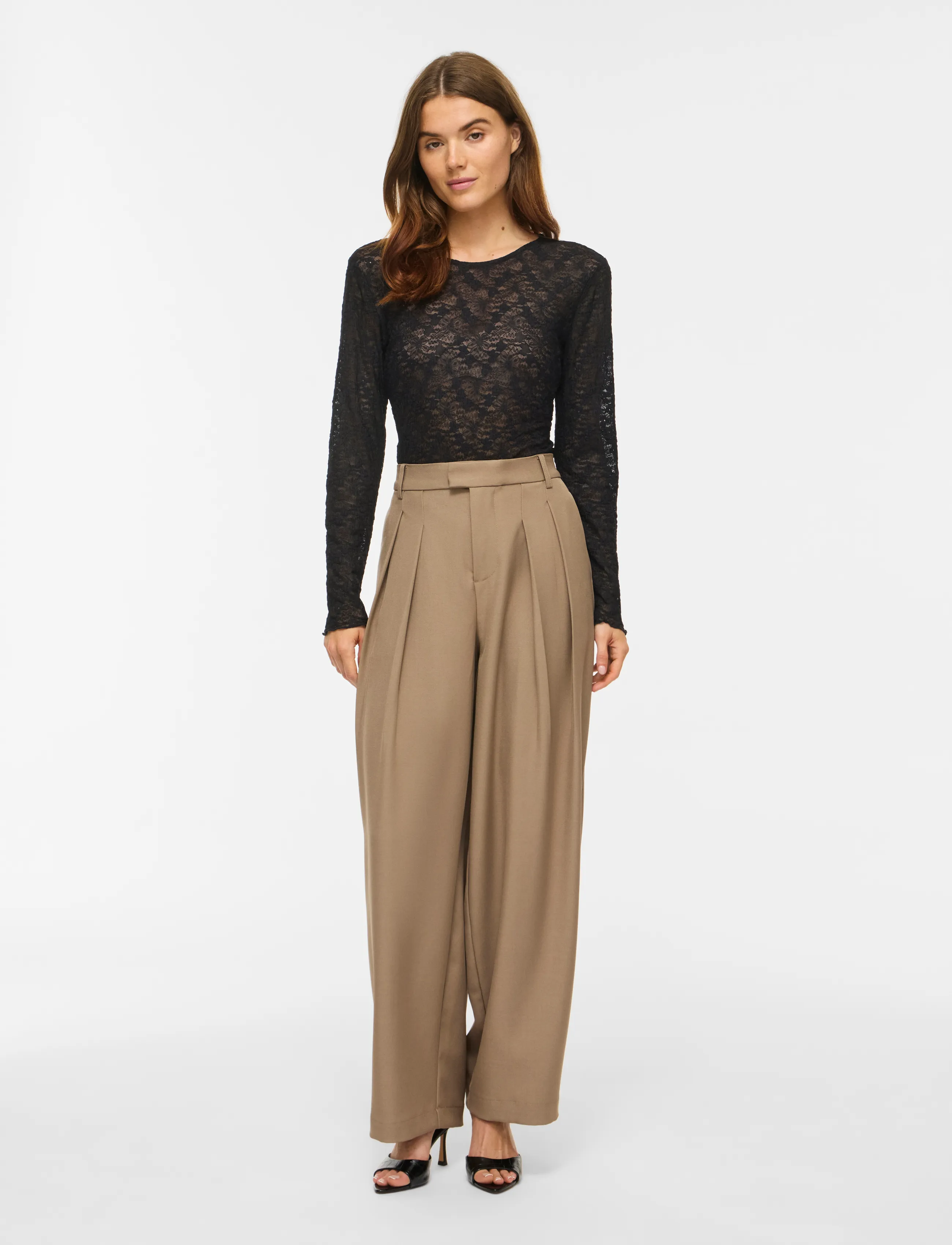 Vila - VIFAY O-NECK L/S TOP - NOOS - black beauty - 4