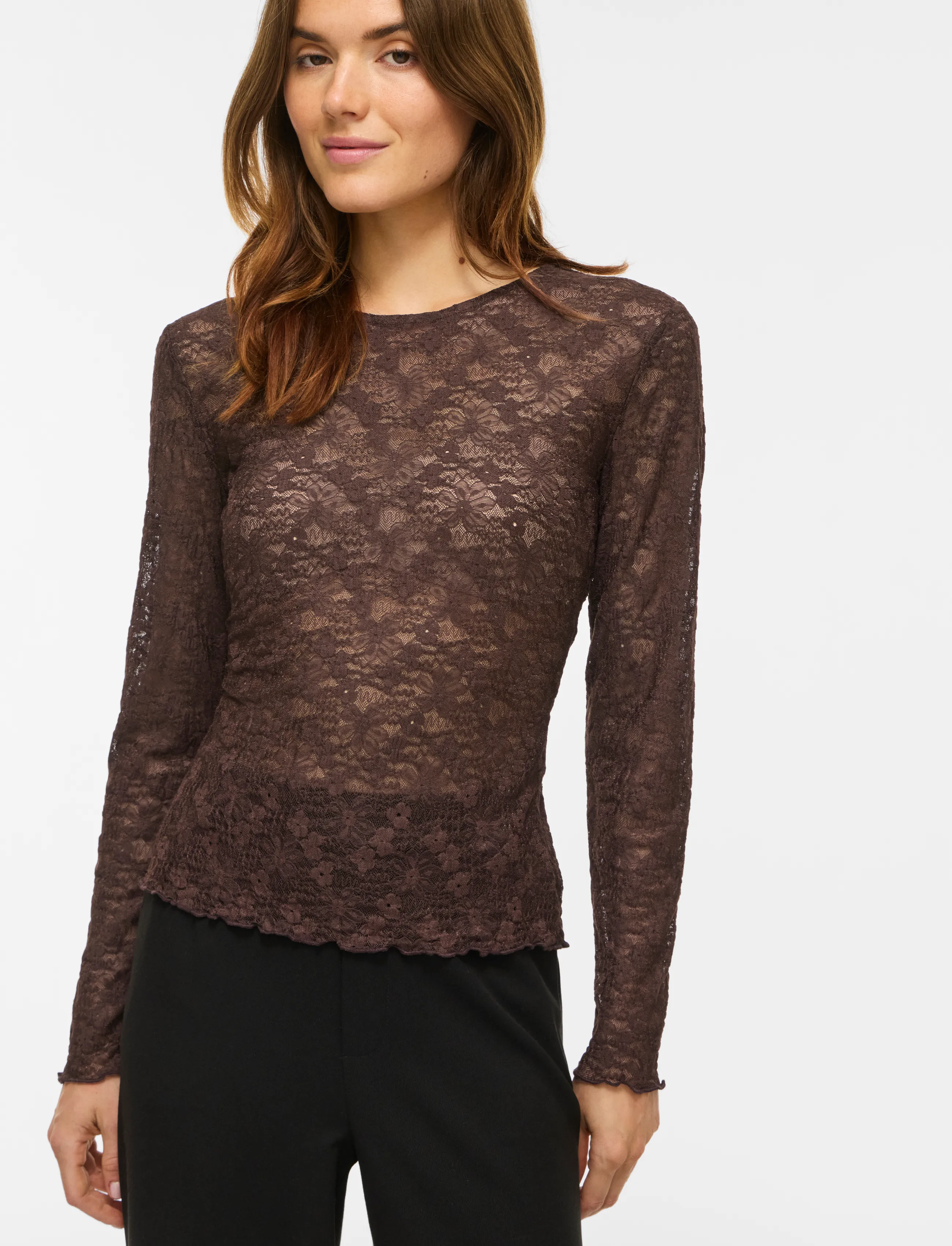 VILA Vifay O-Neck L/S Top Noos blusar dam – bild 6