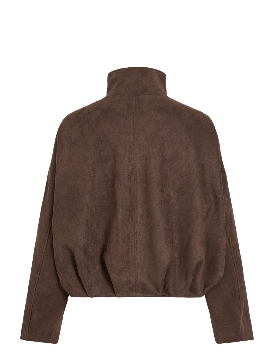 Vila - VIVIRAL L/S FUNNEL NECK JACKET /OTW - chocolate brown - 2