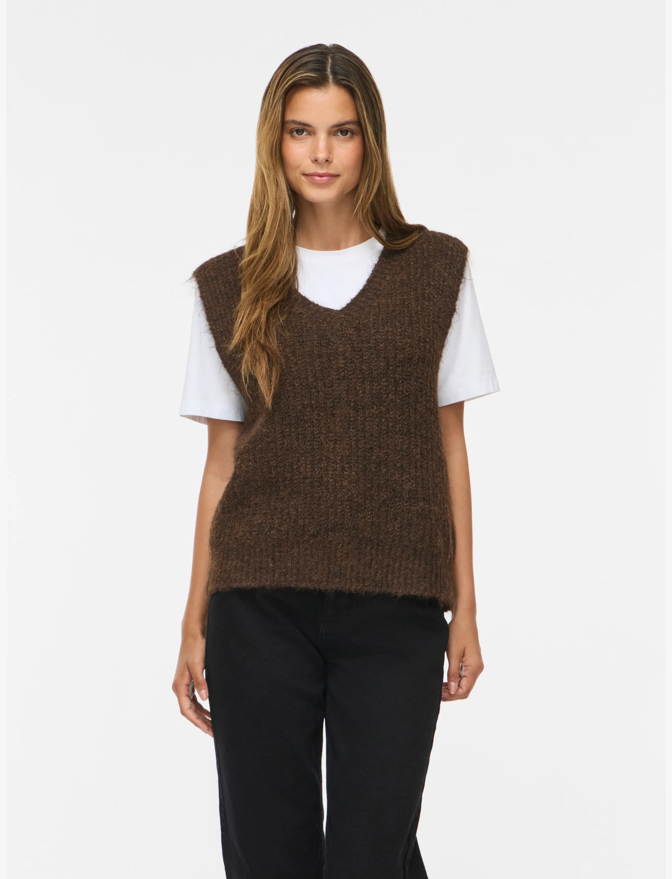 Vilampe V-Neck Knit Waistcoat