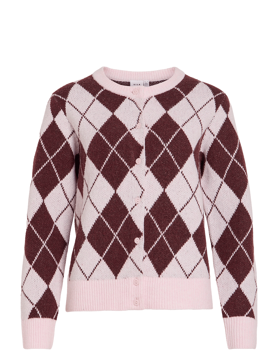 Vila - VIAGGIE L/S KNIT CARDIGAN - strickjacken - ballet slipper - 1
