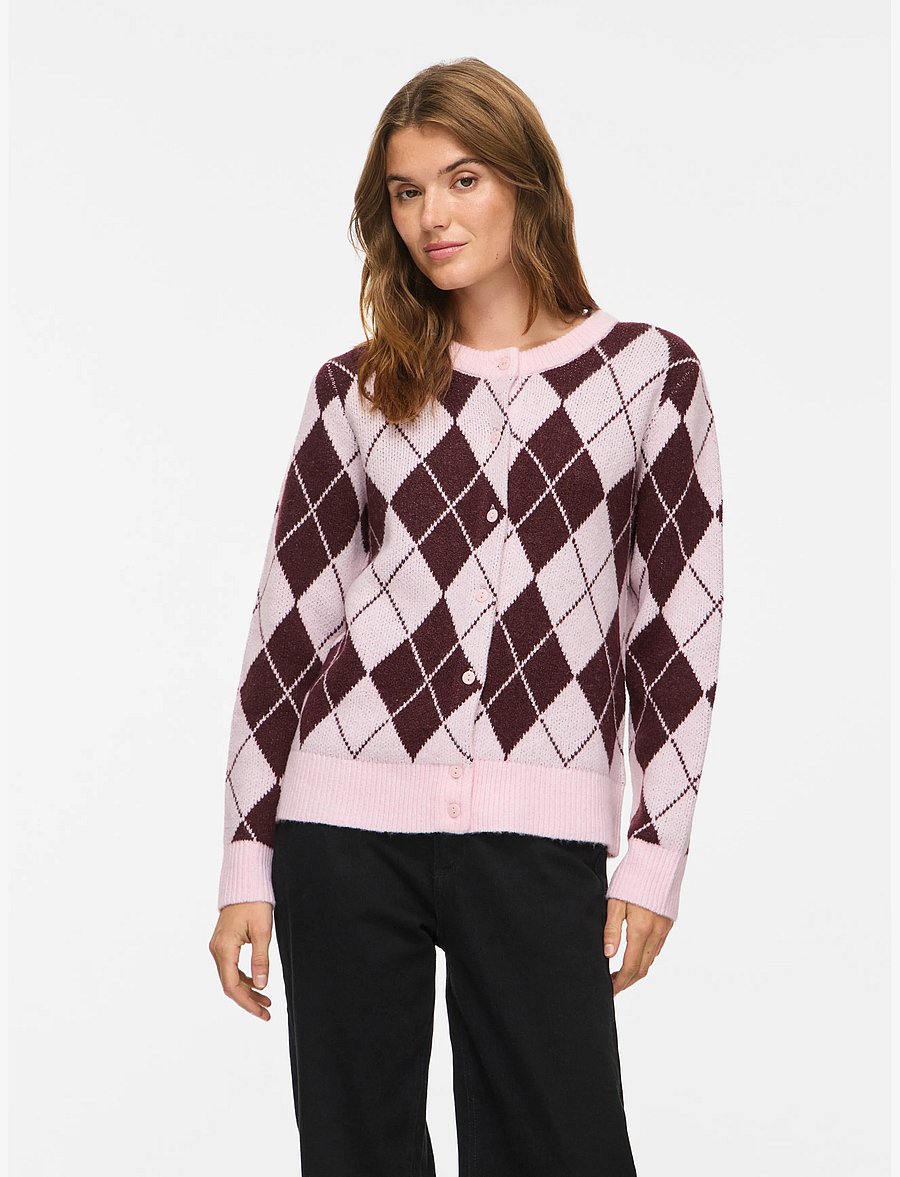 Vila - VIAGGIE L/S KNIT CARDIGAN - strickjacken - ballet slipper - 0