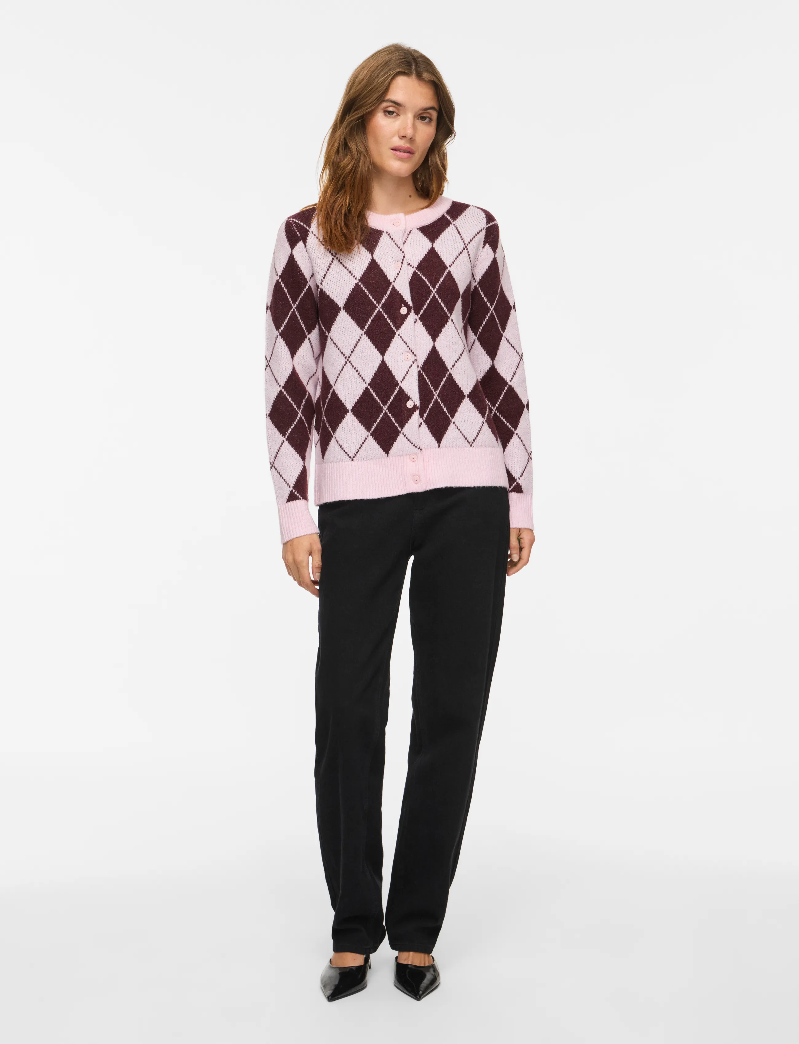 Vila - VIAGGIE L/S KNIT CARDIGAN - strickjacken - ballet slipper - 4