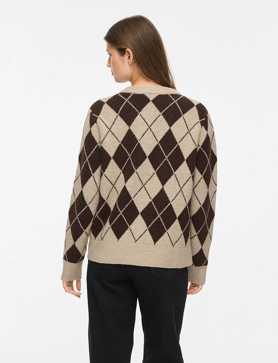 Vila - VIAGGIE L/S KNIT CARDIGAN - strickjacken - feather gray - 3