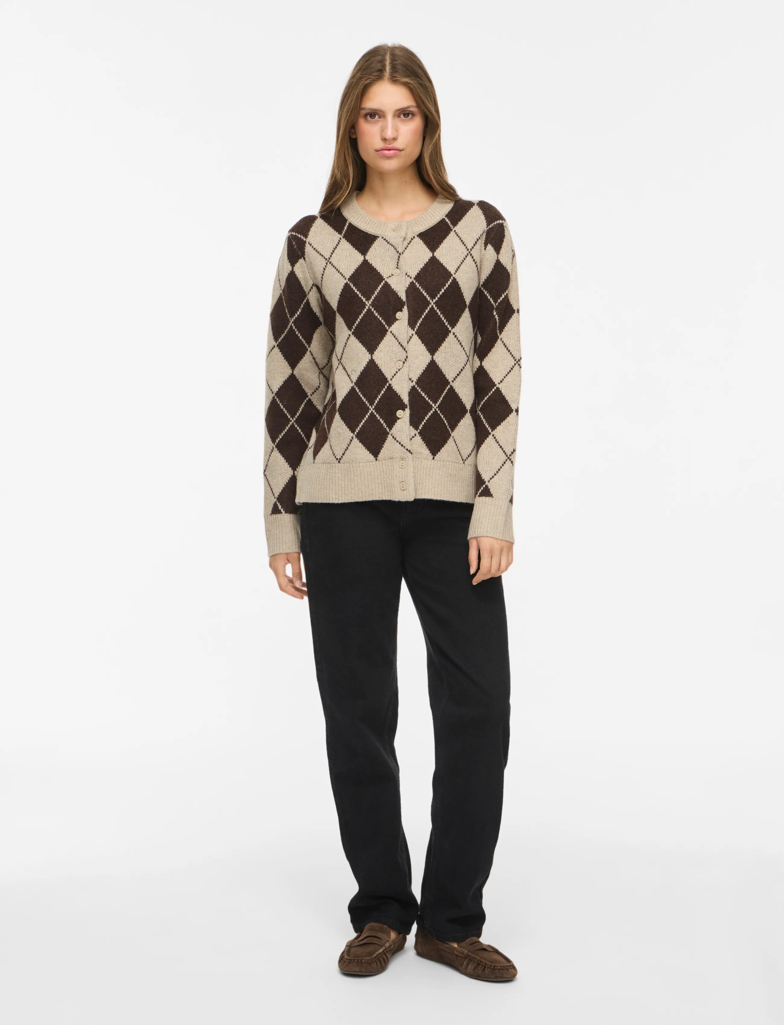 Vila - VIAGGIE L/S KNIT CARDIGAN - feather gray - 4