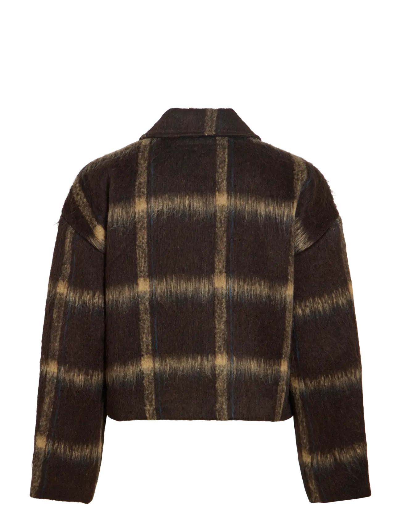 Vila - VIZARAH CHEKCED JACKET /OTW - tunna jackor - coffee bean - 2