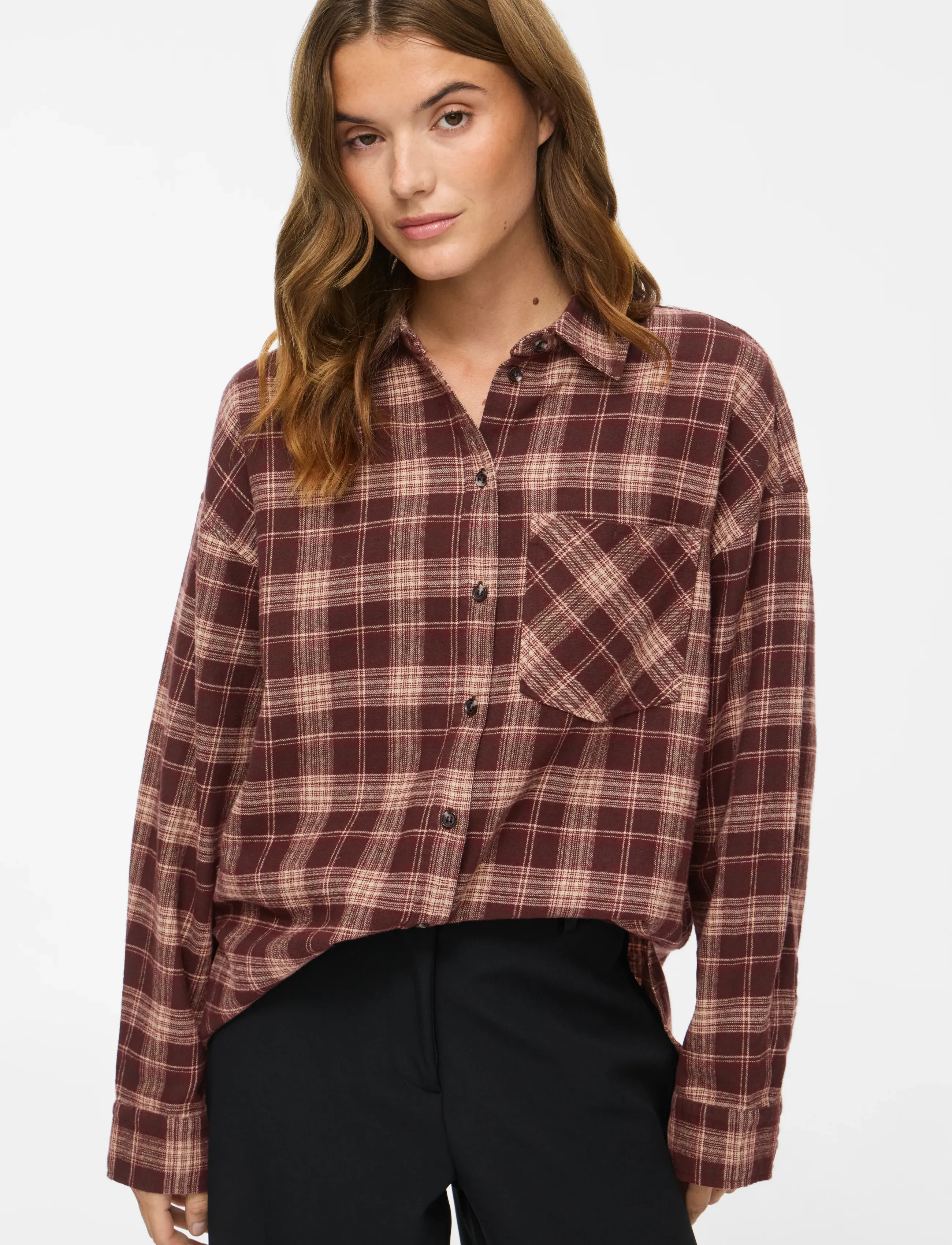 VILA Vielisa Flannel Check L/S Shirt skjortor dam – bild 6