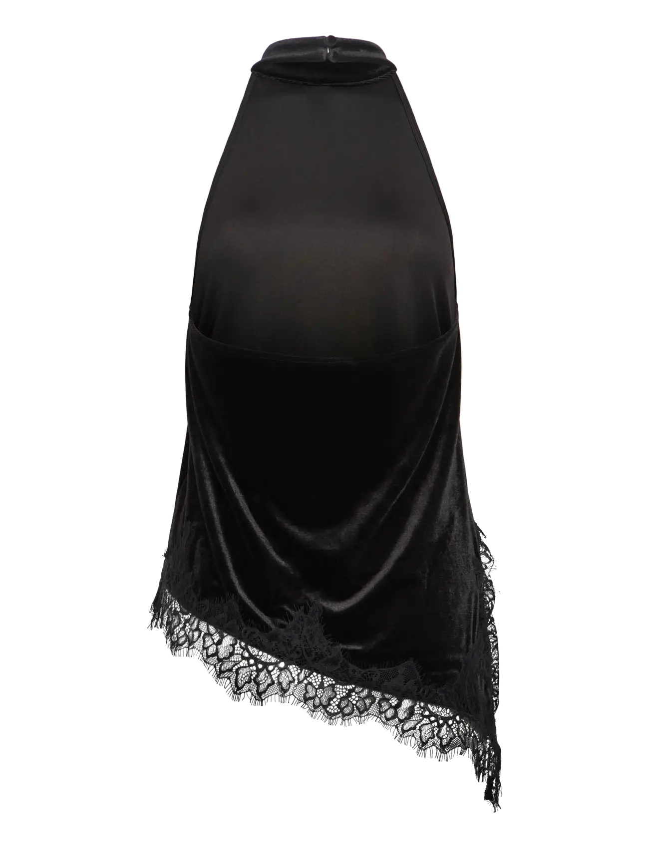 Vila - VIALINDRA HALTERNECK S/L TOP/VOL - black beauty - 2