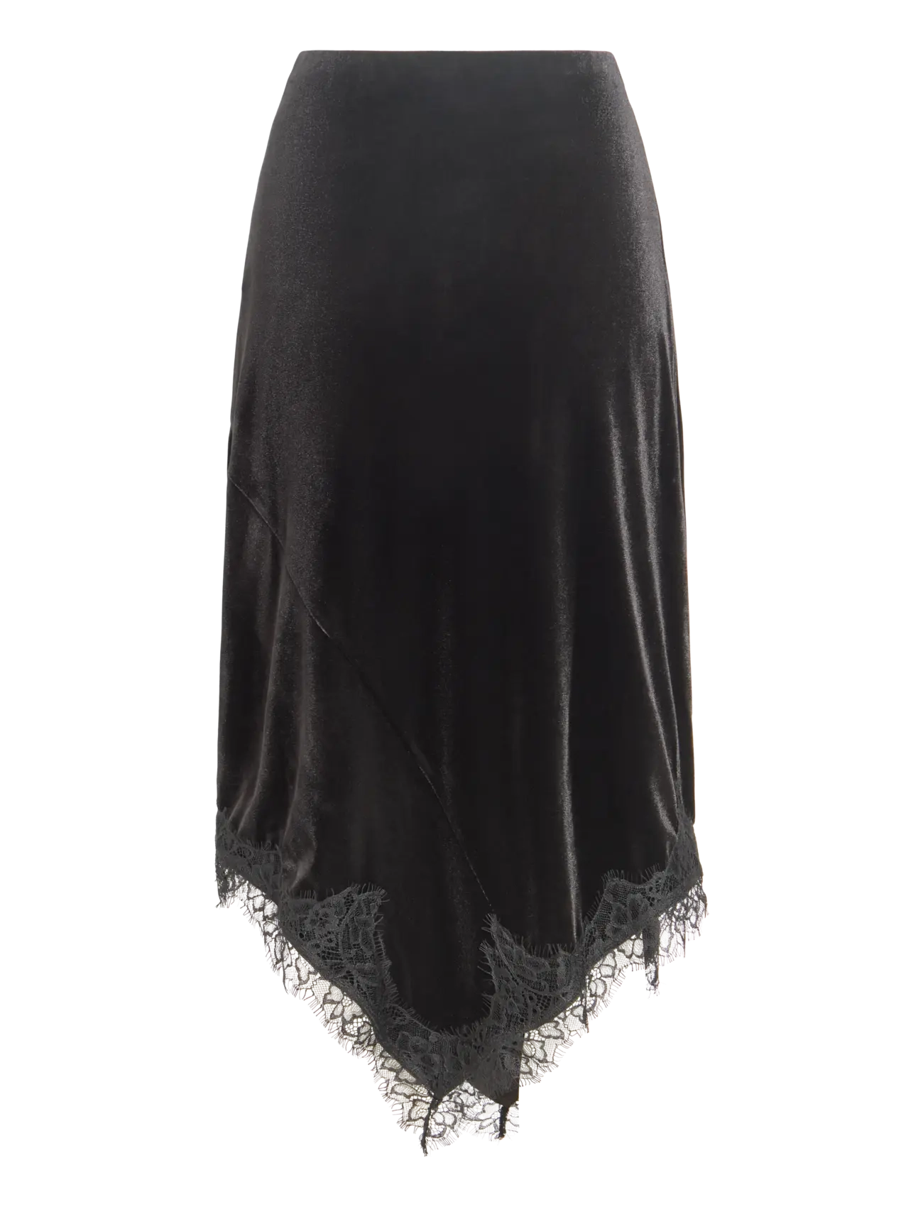 Vila - VIALINDRA HW MIDI SKIRT/VOL - midi kjolar - black beauty - 2