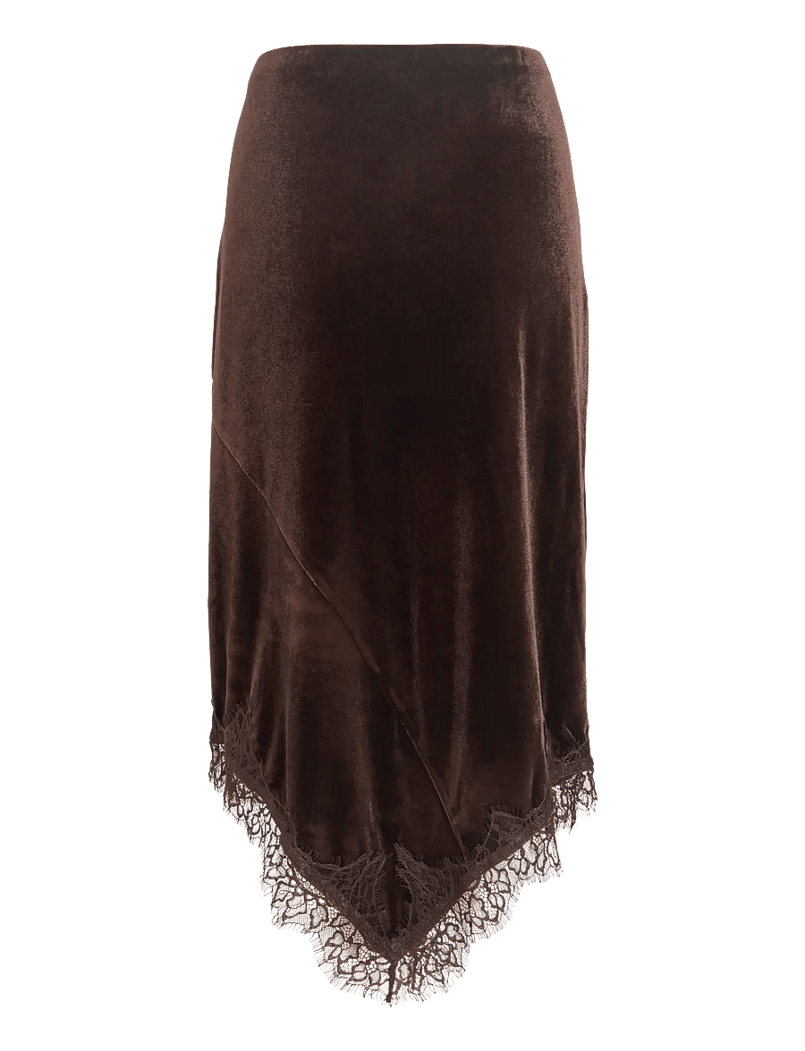 Vila - VIALINDRA HW MIDI SKIRT/VOL - midi kjolar - coffee bean - 2