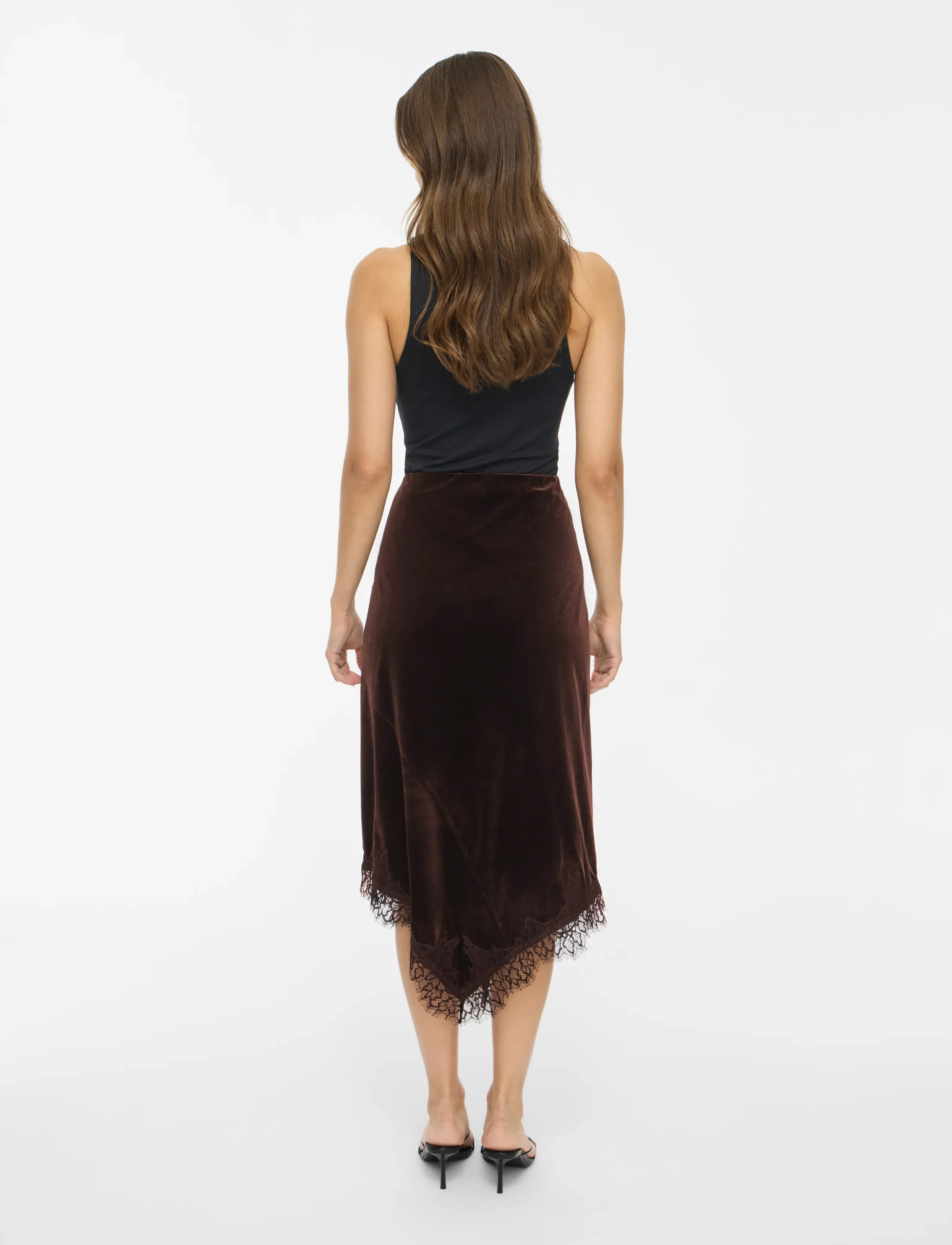 VILA Vialindra Hw Midi Skirt/Vol kjolar dam – bild 2