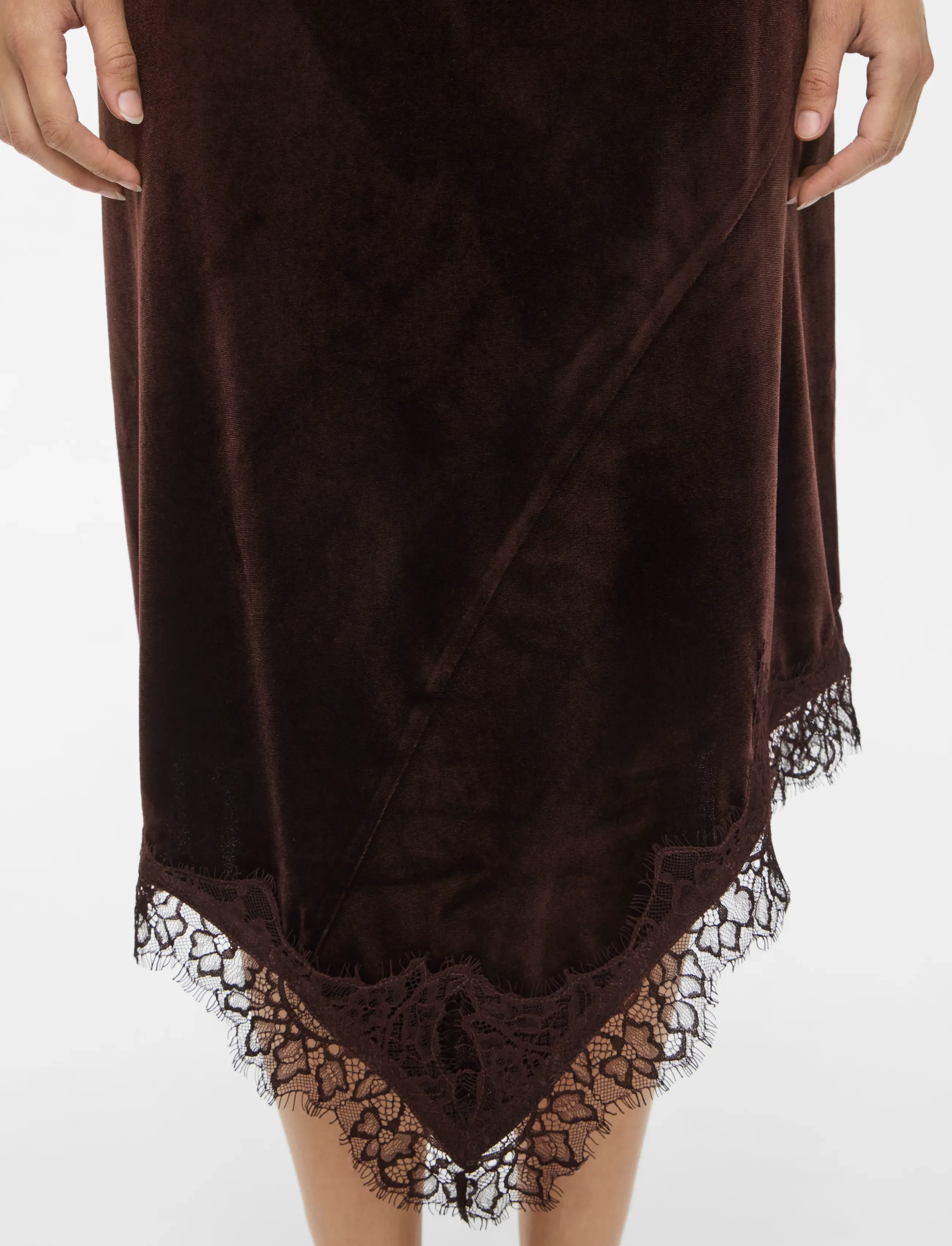 Vila - VIALINDRA HW MIDI SKIRT/VOL - coffee bean - 5