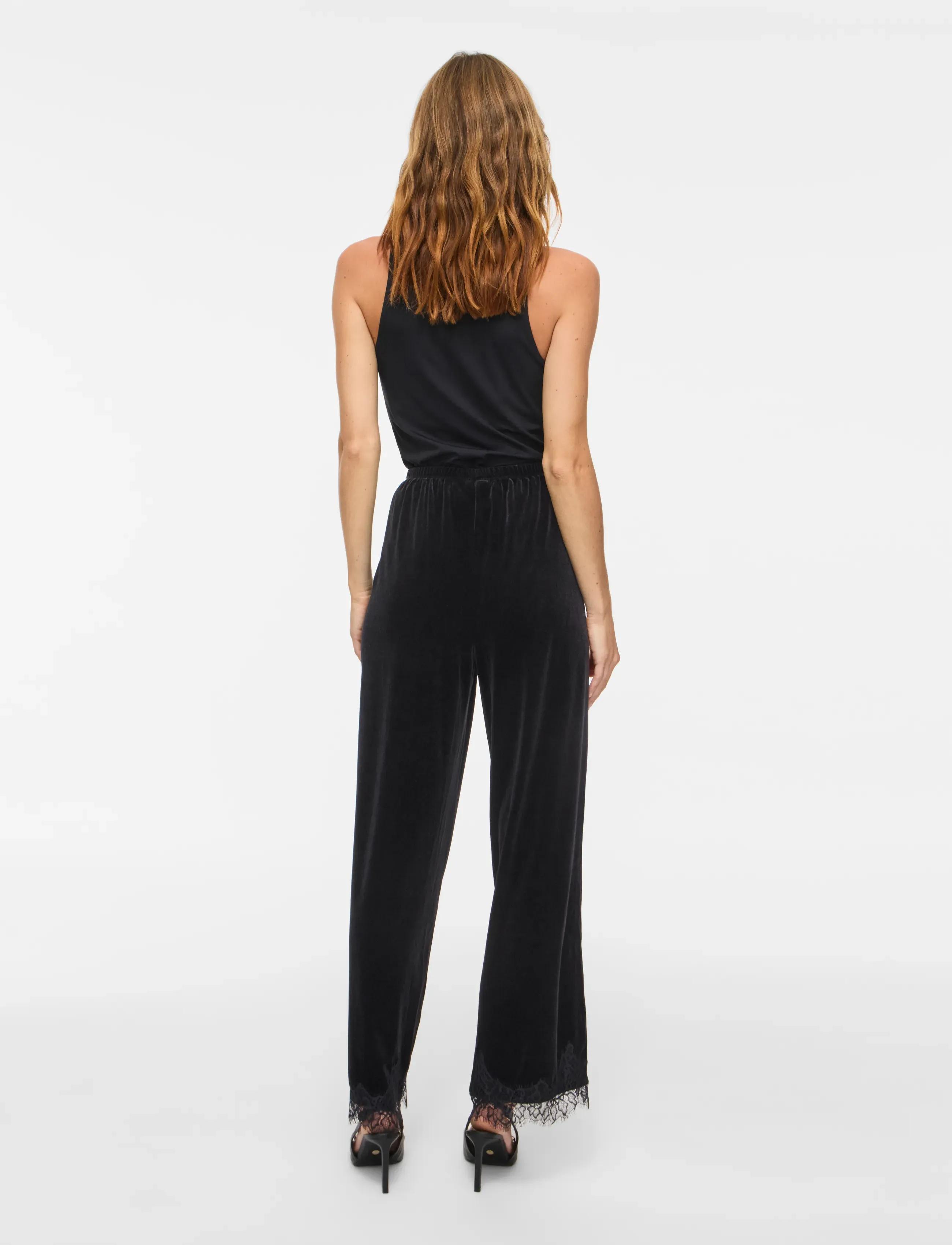 VILA Vialindra Hw Wide Pants/Vol/Bfs byxor dam – bild 2