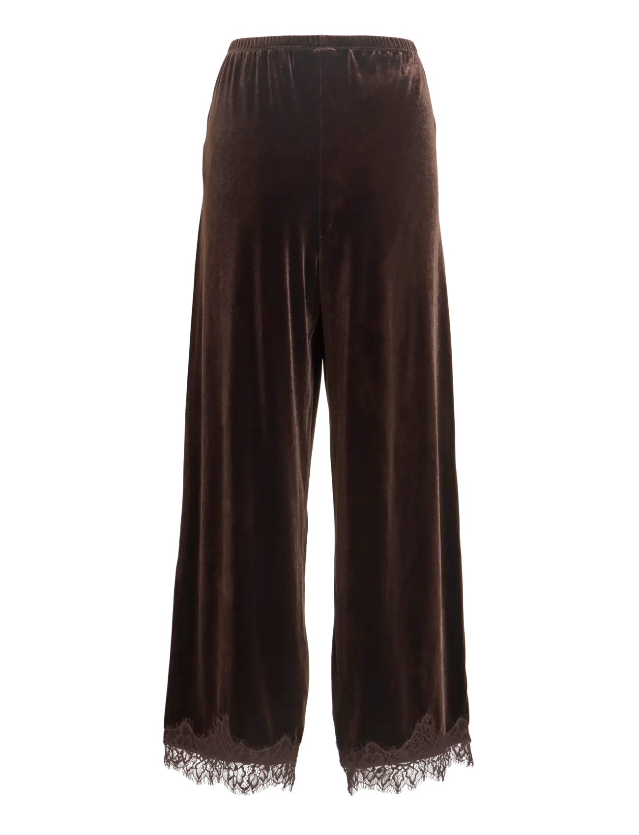 Vila - VIALINDRA HW WIDE PANTS/VOL/BFS - coffee bean - 2