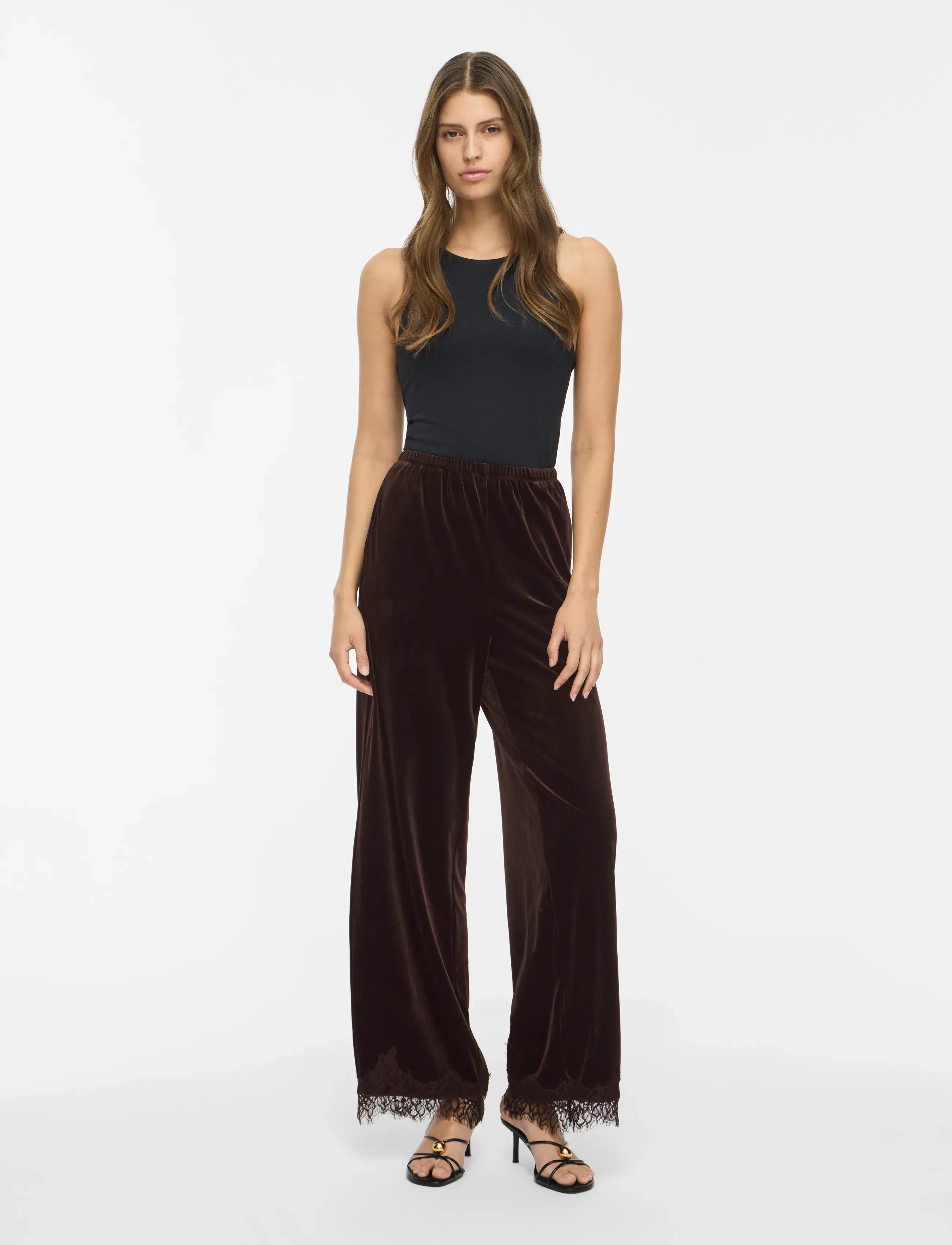 VILA Vialindra Hw Wide Pants/Vol/Bfs byxor dam – bild 3