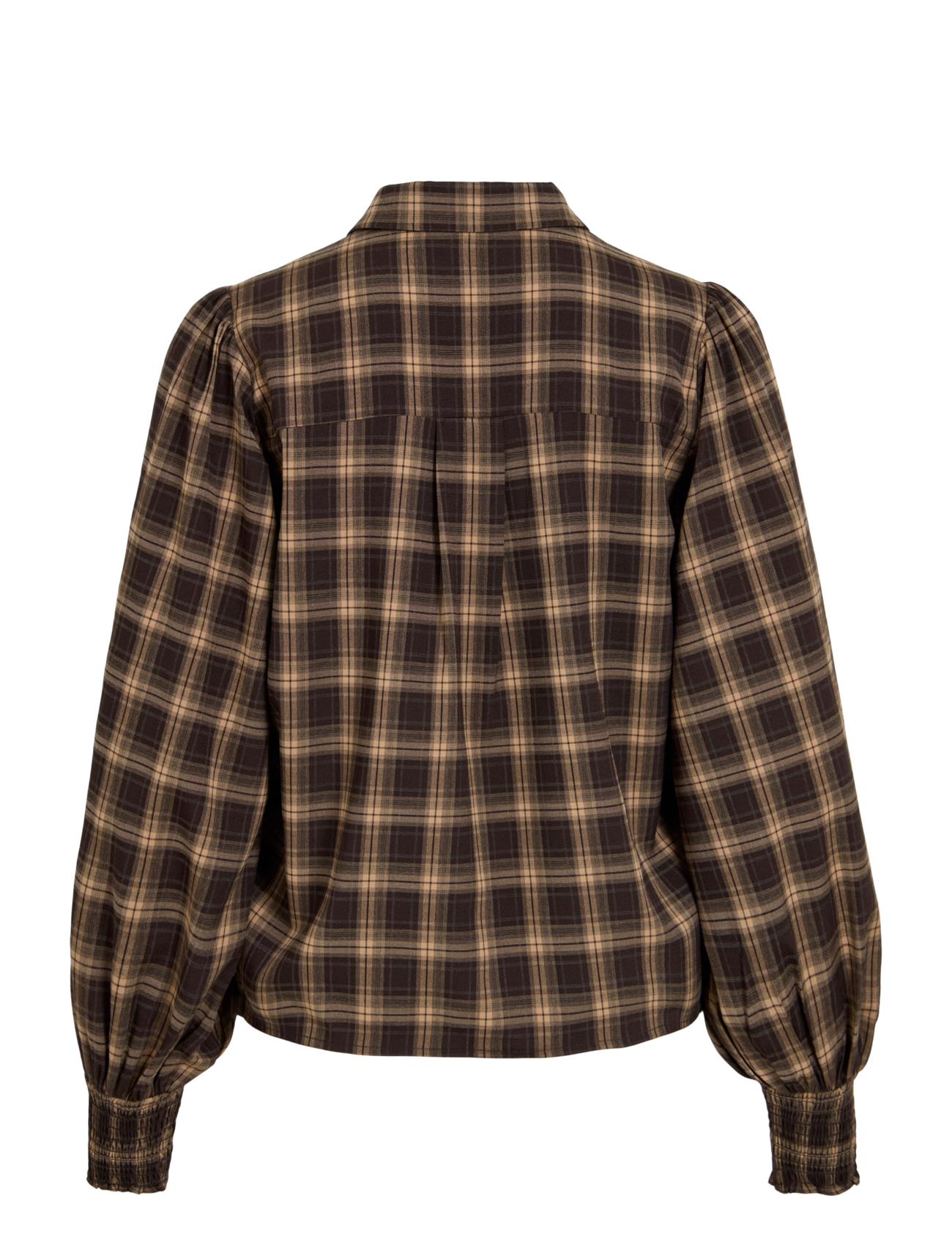 Vila - VILENE CHECK L/S SHIRT - nomad - 1