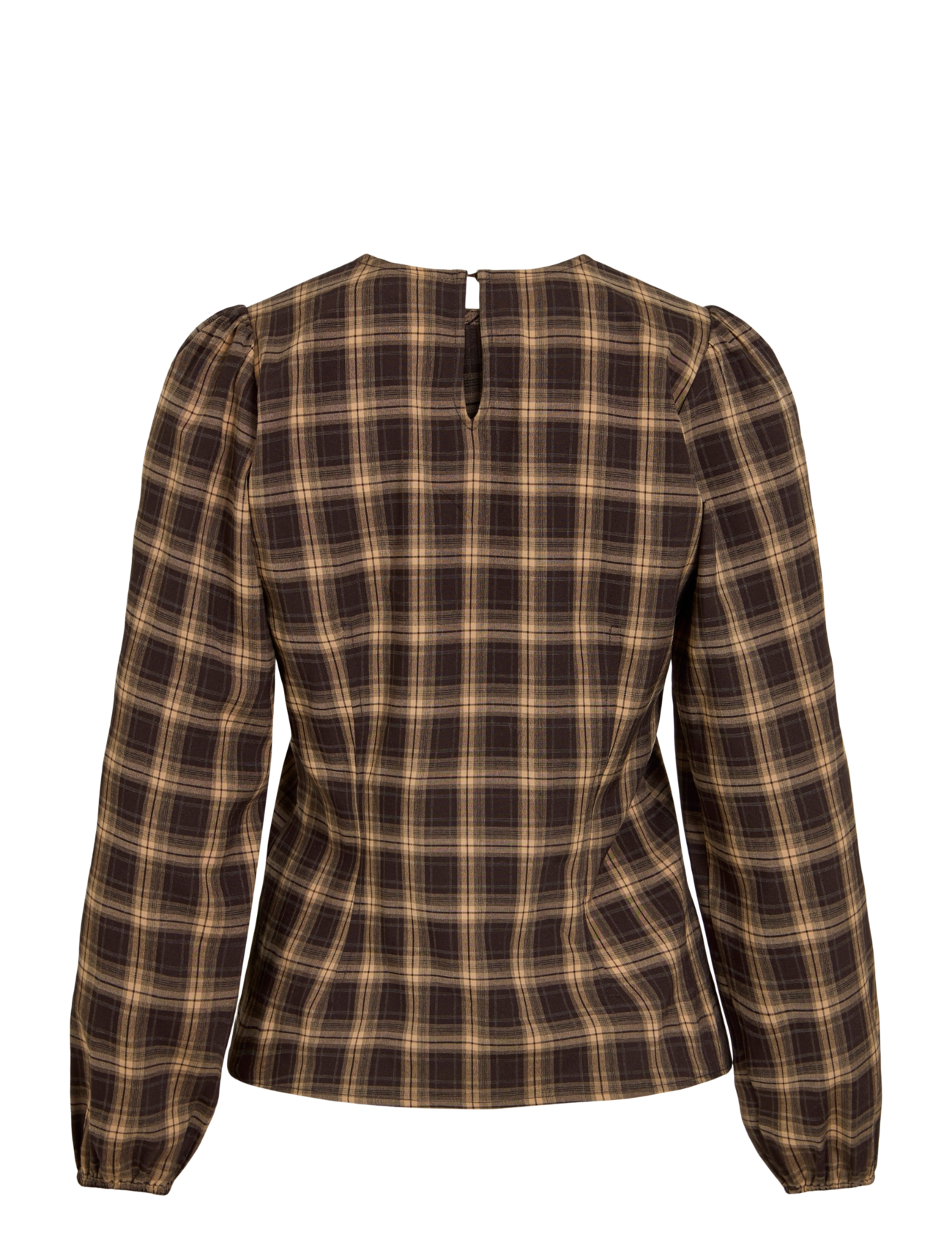 Vila - VILENE CHECK L/S TOP - nomad - 1