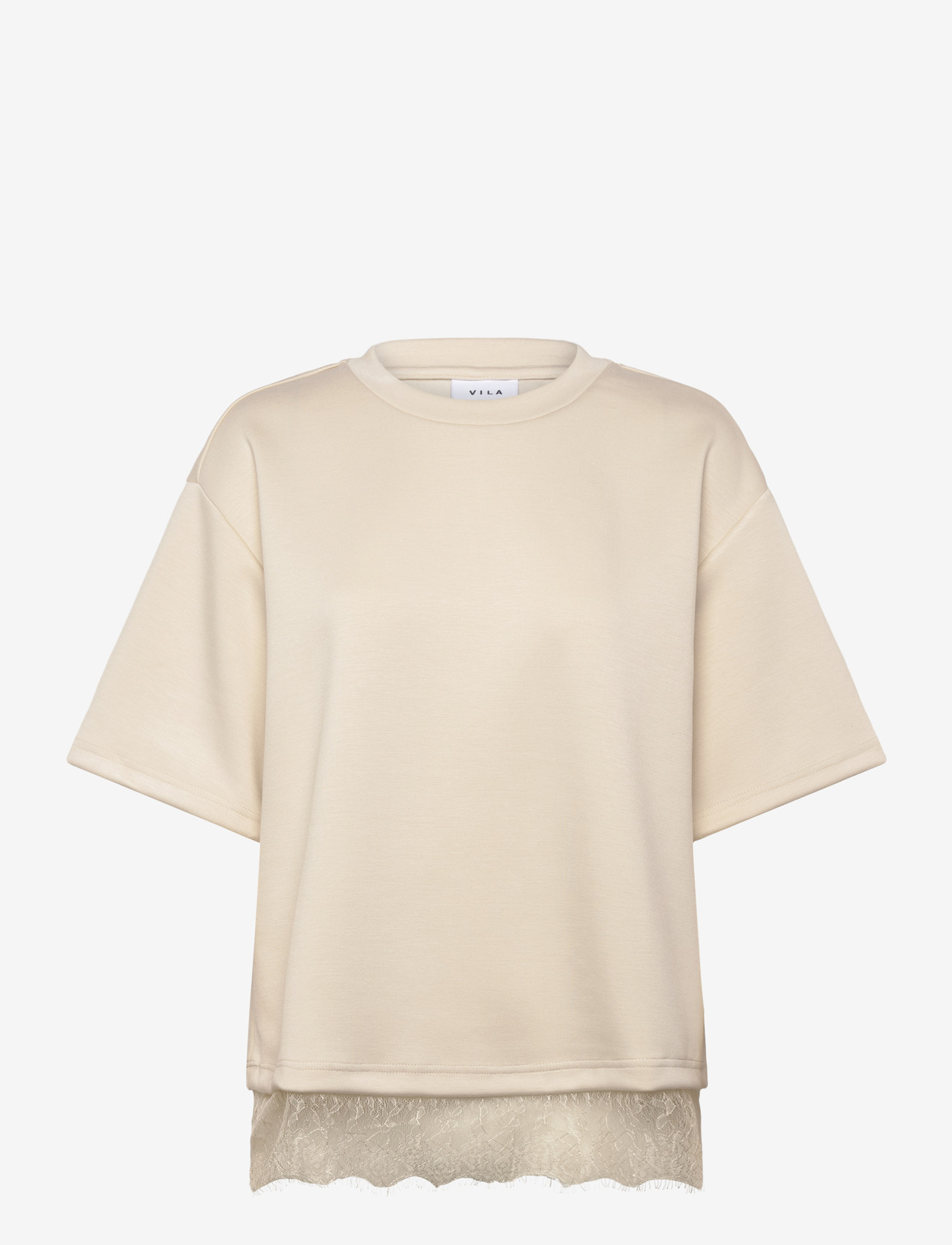 Vila - VIEWIE 2/4 LACE TOP - laveste priser - birch - 1
