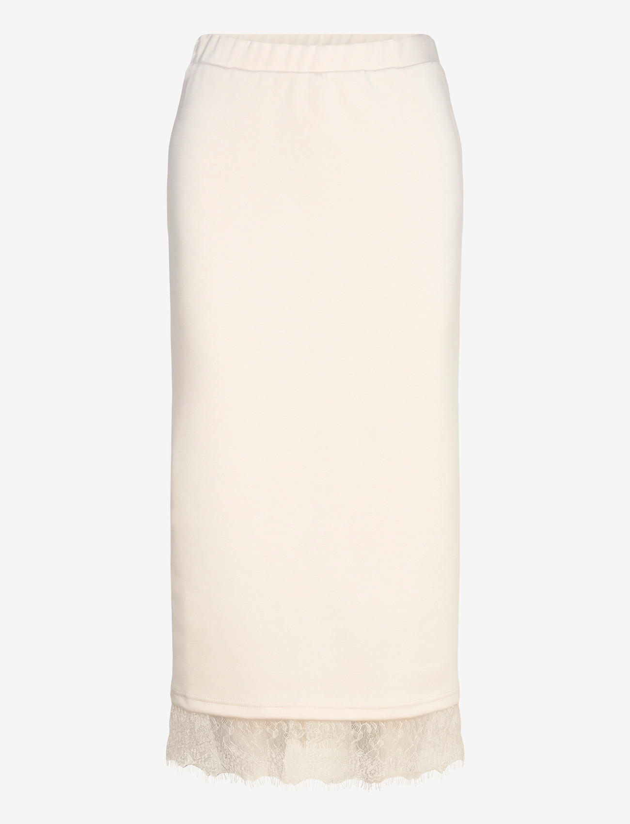 Vila - VIEWIE HW LACE MIDI SKIRT - midi nederdele - birch - 1