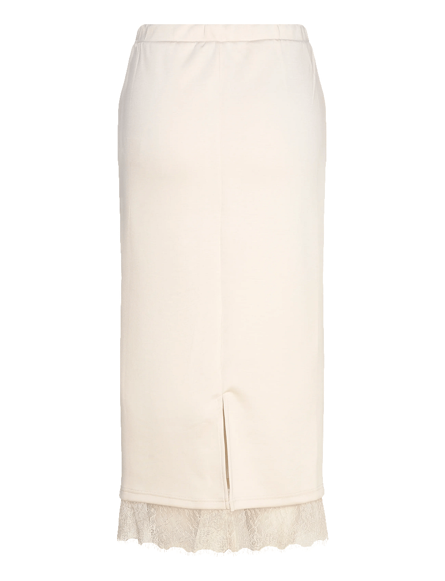 Vila - VIEWIE HW LACE MIDI SKIRT - midi-röcke - birch - 2