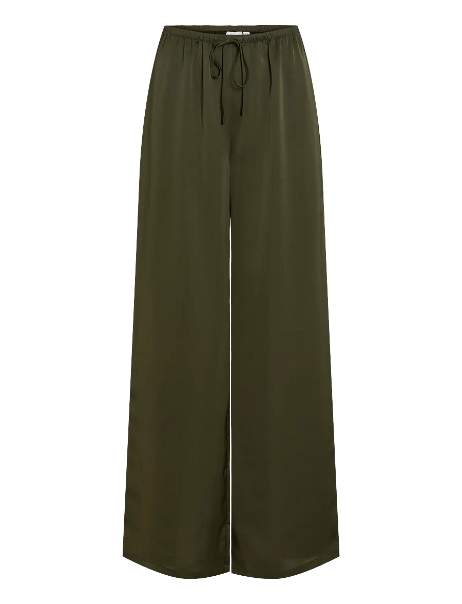 Vila - VIELLETTE WIDE STRING PANTS/KA - forest night - 1