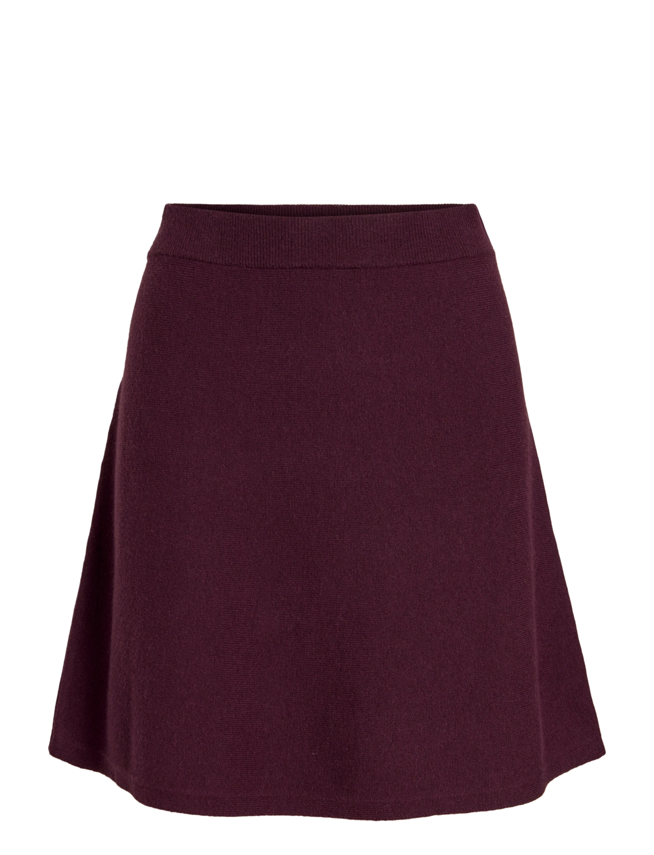Vila VIKERRY HW KNIT SKIRT - NOOS - Nederdele - PORT ROYALE / burgundy