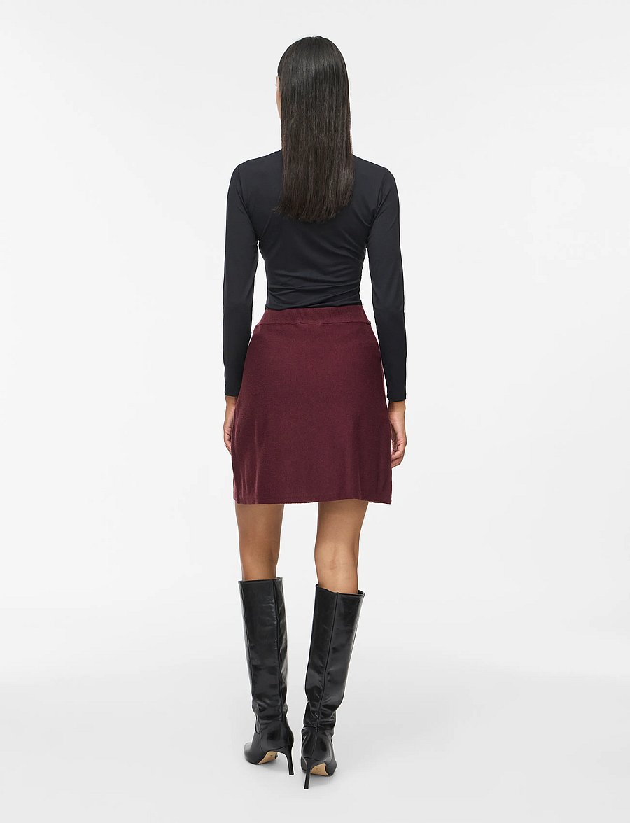 Vila - VIKERRY HW KNIT SKIRT - NOOS - strickröcke - port royale - 3