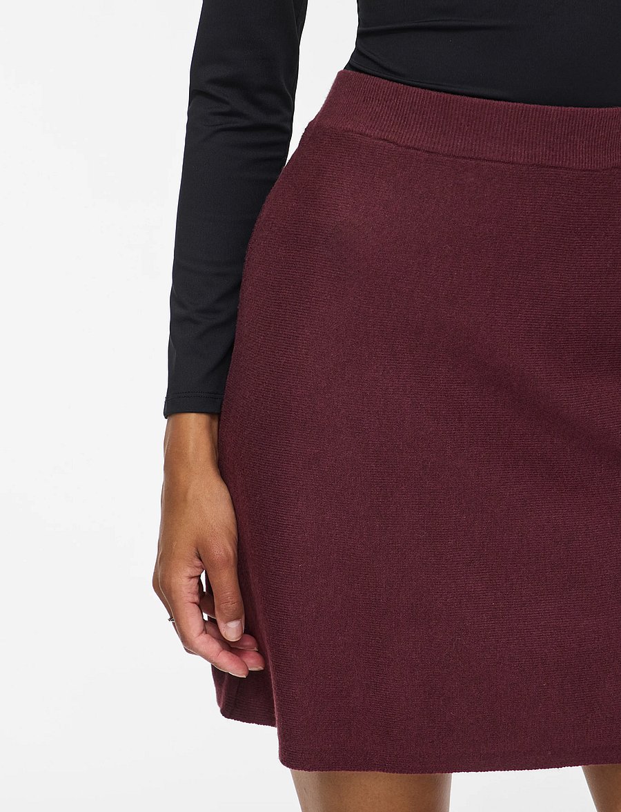 Vila - VIKERRY HW KNIT SKIRT - NOOS - strickröcke - port royale - 5