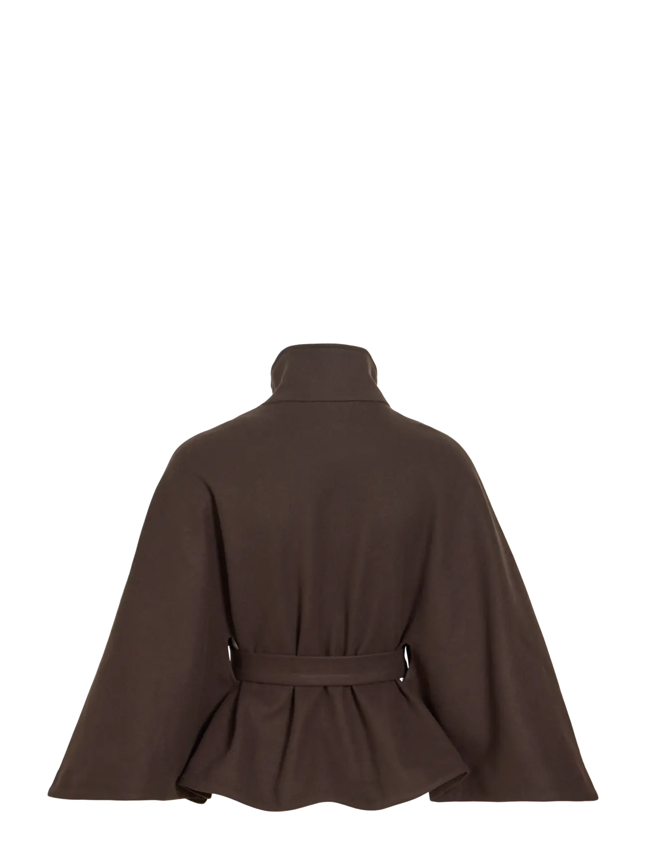 Vila - VISOLO HIGHNECK CAPE JACKET/KA - tunna jackor - coffee bean - 2