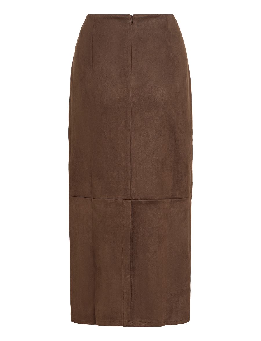 Vila - VINANCY IDA HW MIDI SKIRT/KA - midi kjolar - coffee bean - 2