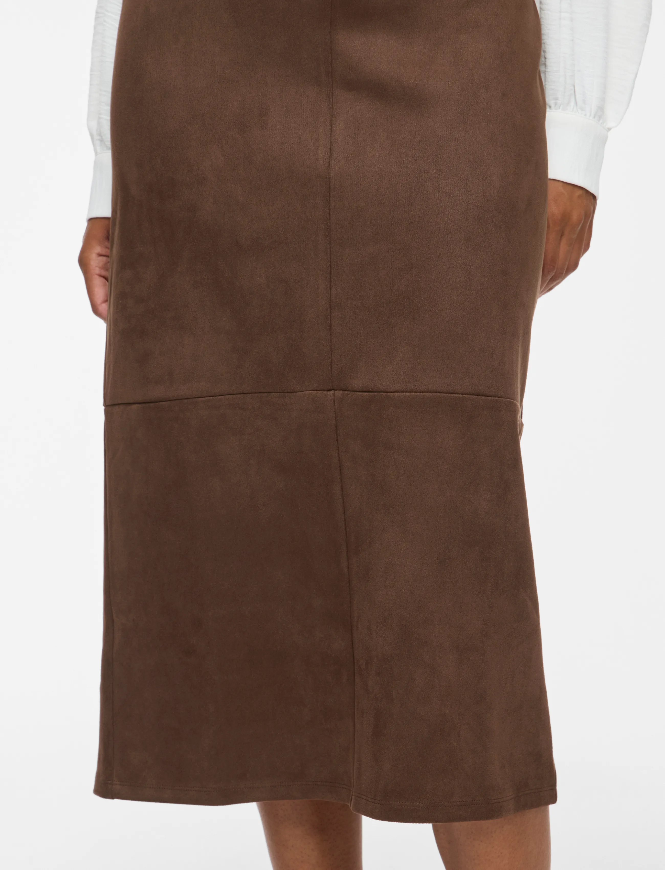 Vila - VINANCY IDA HW MIDI SKIRT/KA - coffee bean - 4