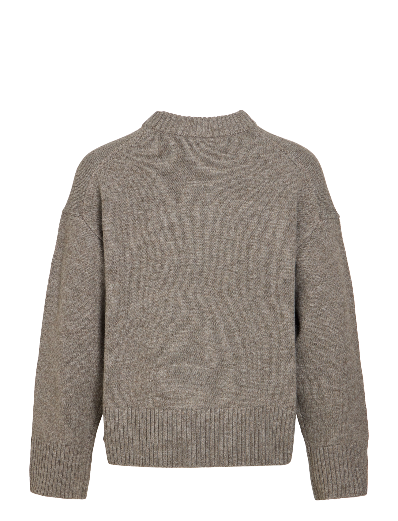 Vila - VISIA L/S O-NECK KNIT PULLOVER - pullover - falcon - 2