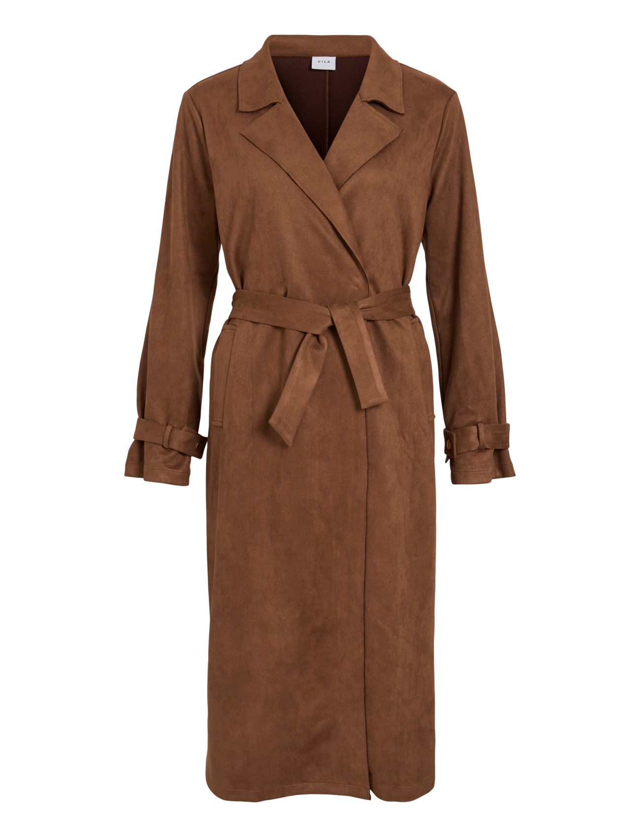 Vila VIKARY LONG TRENCHCOAT/KA - Jacken & Mäntel - CARAFE / brown