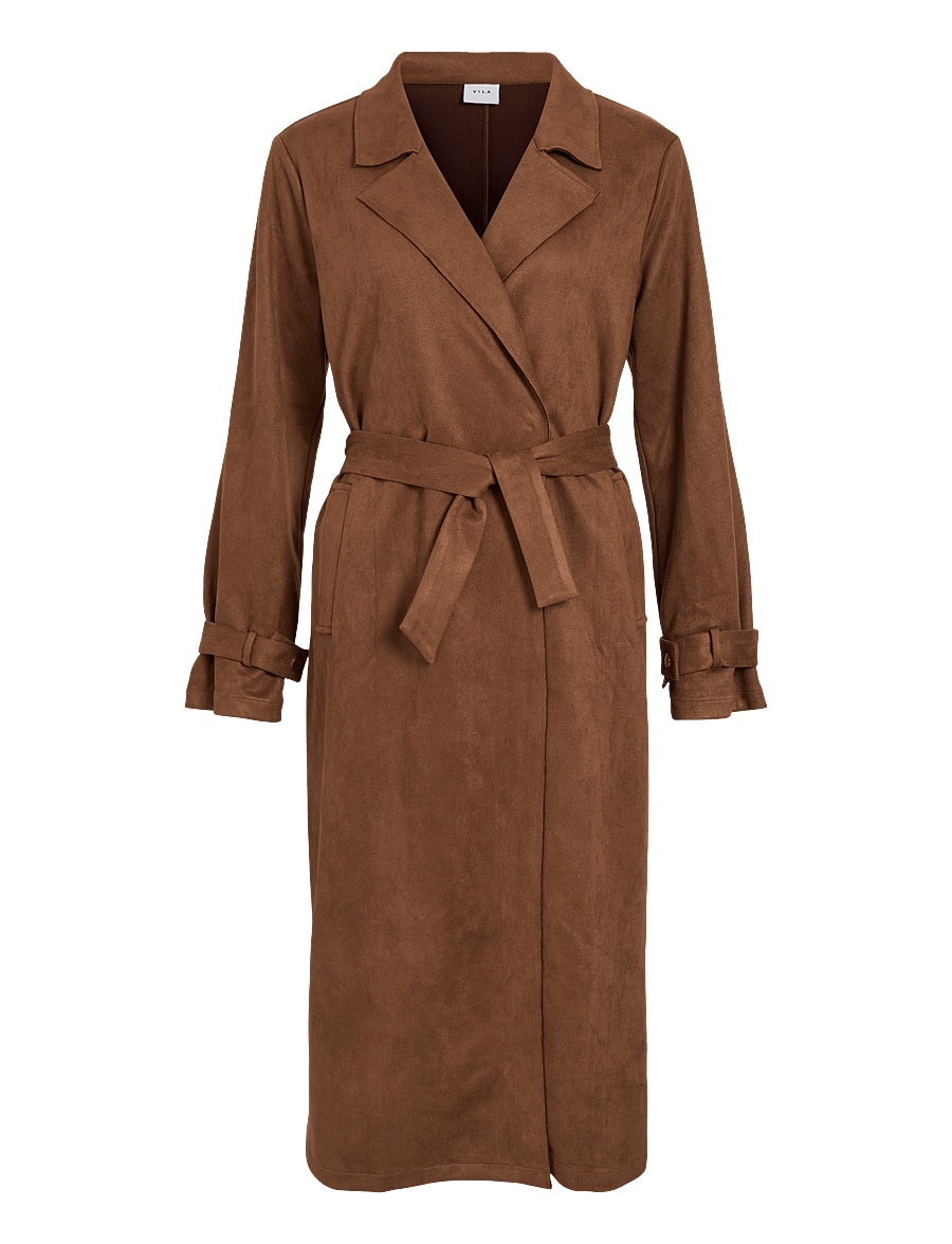 Vila - VIKARY LONG TRENCHCOAT/KA - carafe - 0