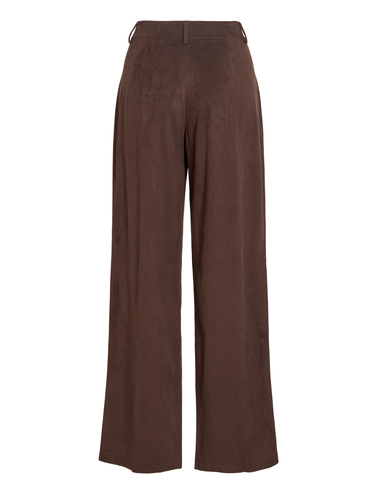 Vila - VICHOOSE HW  STRAIGHT PANTS/KA - coffee bean - 2