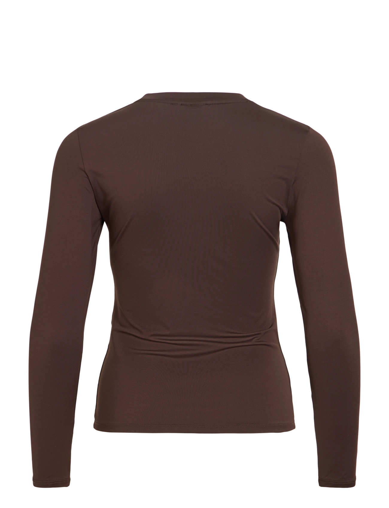 Vila - VIKENZA L/S O-NECK TOP/KA - langärmlige tops - coffee bean - 2