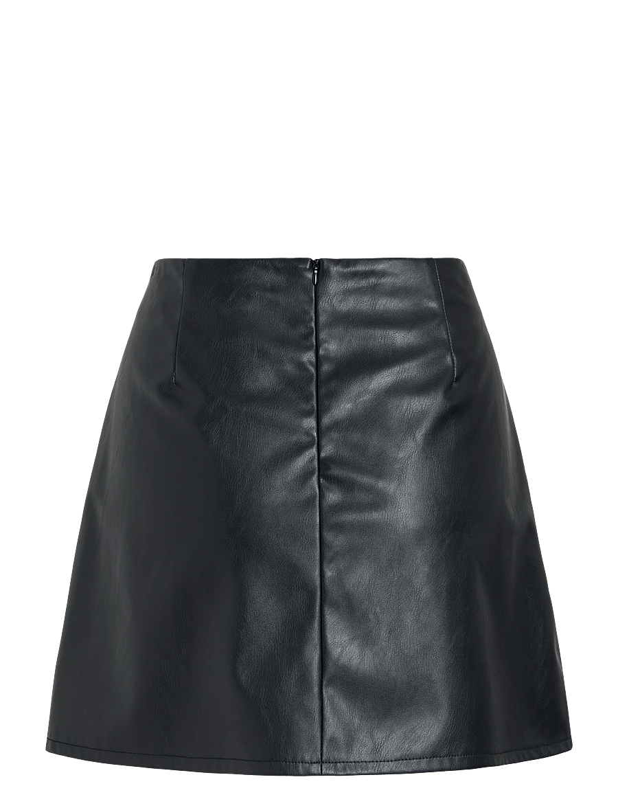 Vila - VIDAGMAR CAMMI HW SHORT SKIRT- NOOS - korte nederdele - black - 2