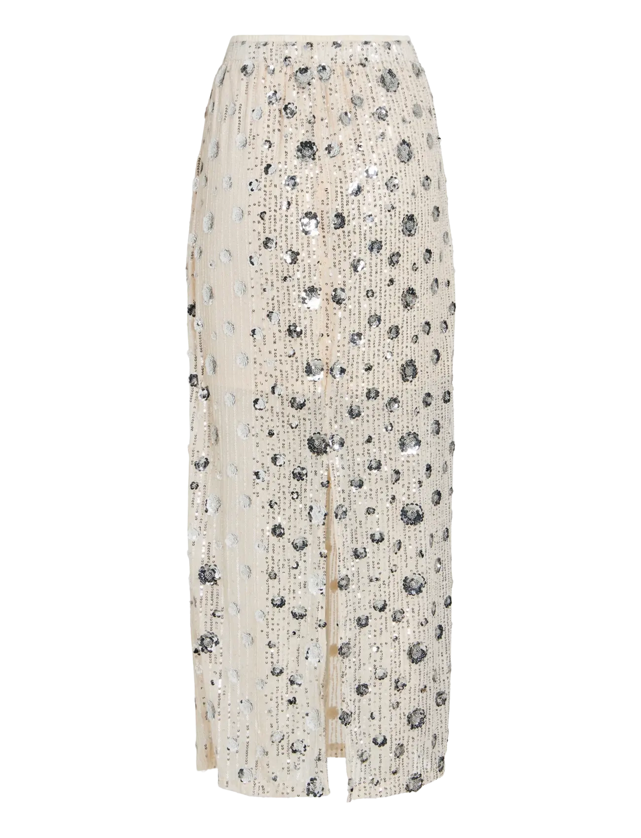 Vila - VIISILD HW SEQUINS SKIRT - röcke - birch - 2