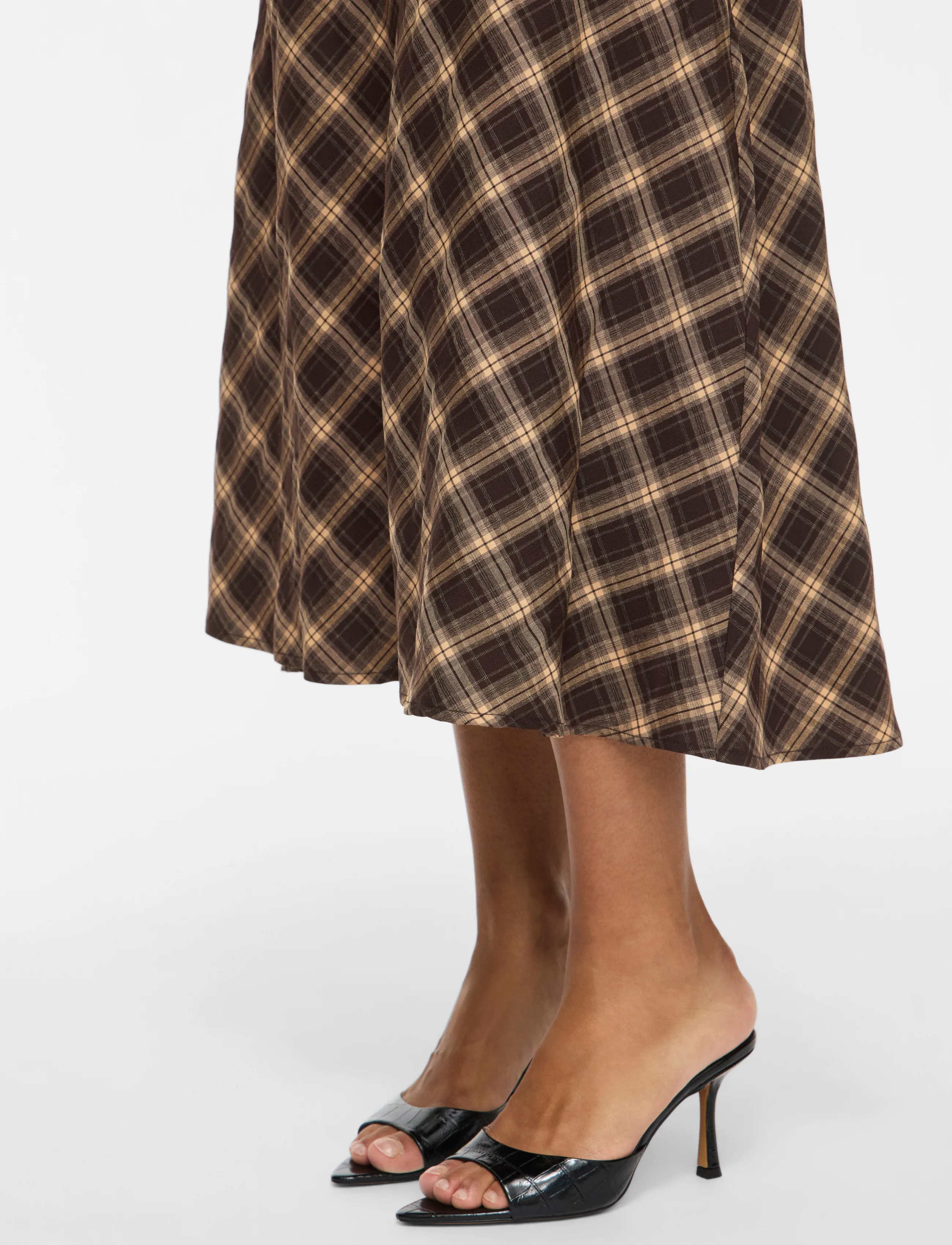 VILA Vilene Check Ankle Skirt/Spi maxikjolar dam – bild 6