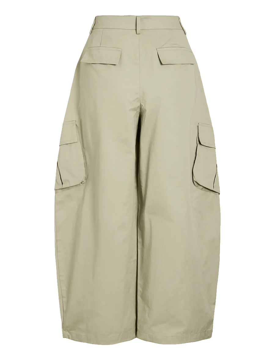 Vila - VIKASU BARREL PANTS - barrelbyxor - seneca rock - 2