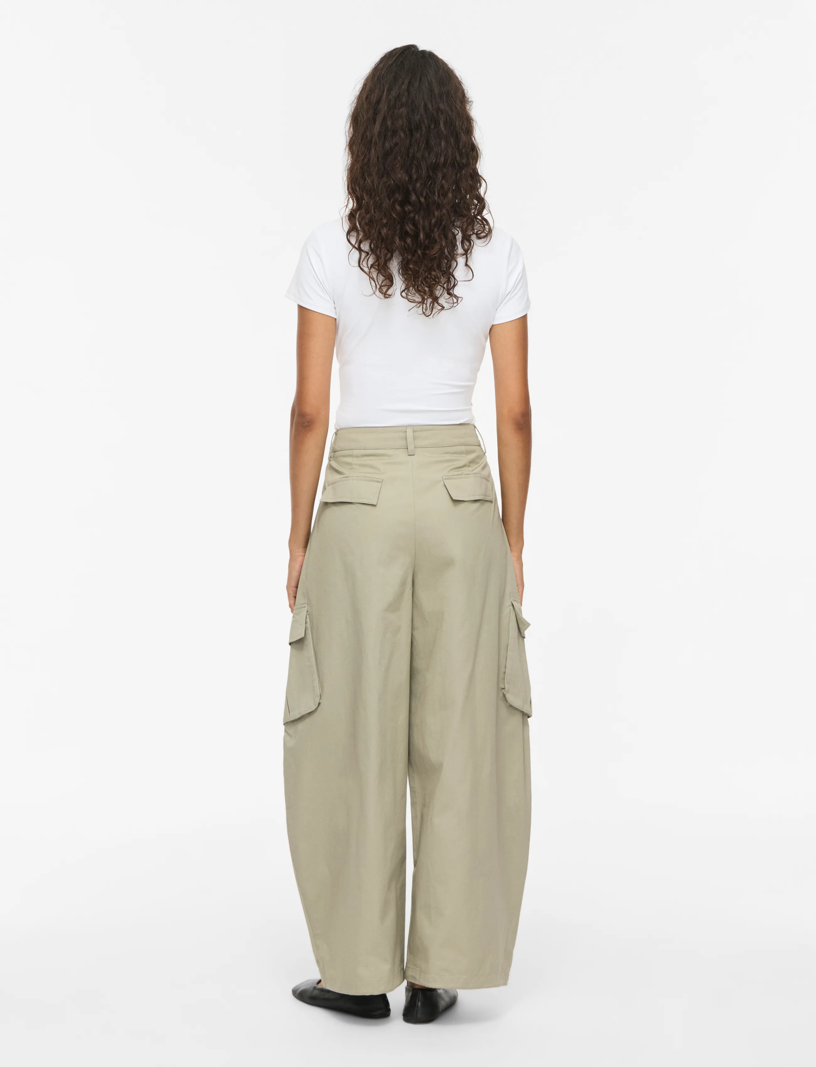 Vila - VIKASU BARREL PANTS - barrelbyxor - seneca rock - 3