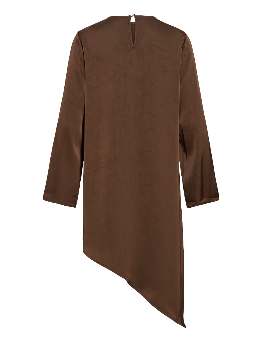 Vila - VISIMONE L/S MIDI DRESS - coffee bean - 2