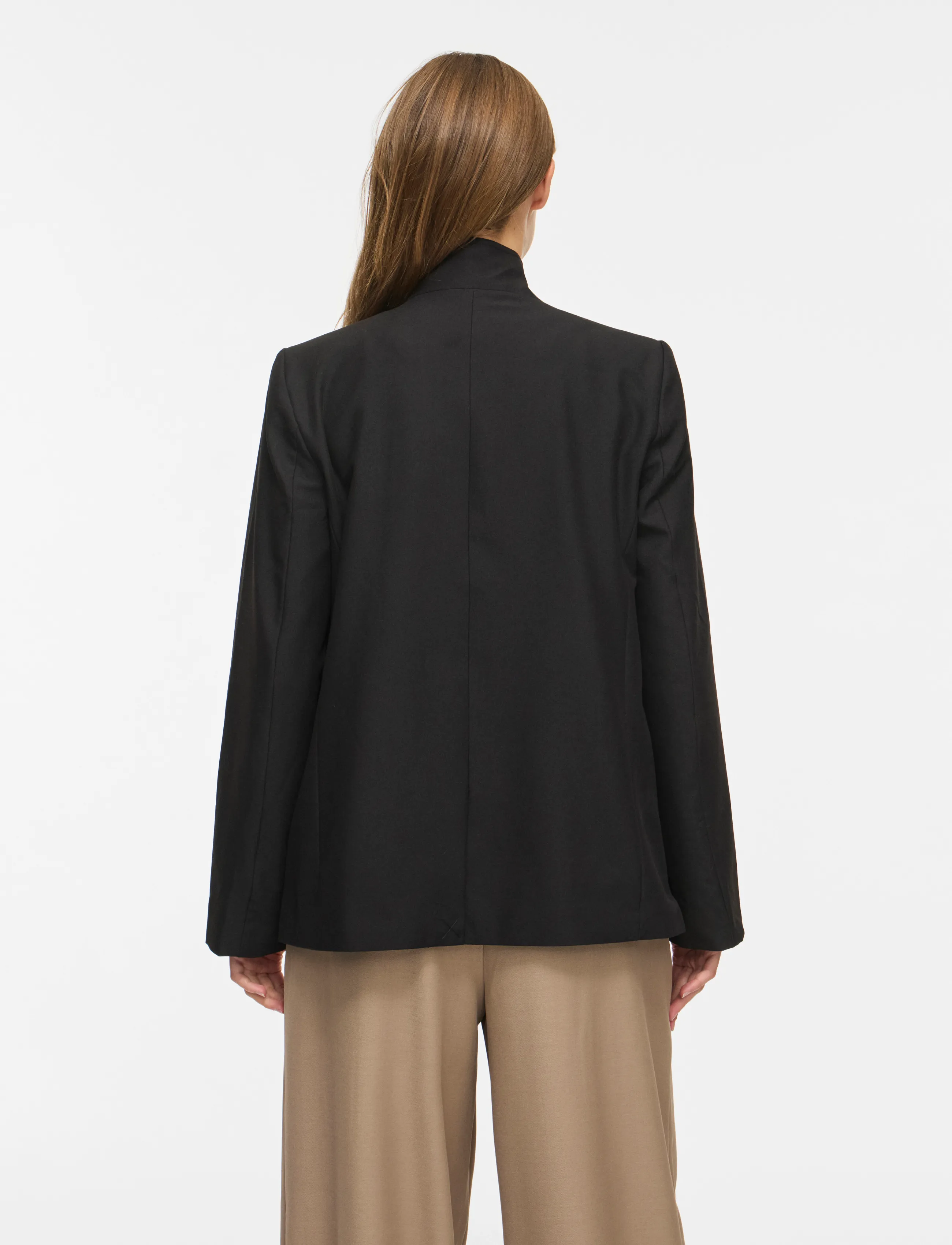 Vila - VIBEATA L/S BLAZER - Üherealised pintsakud - black - 3