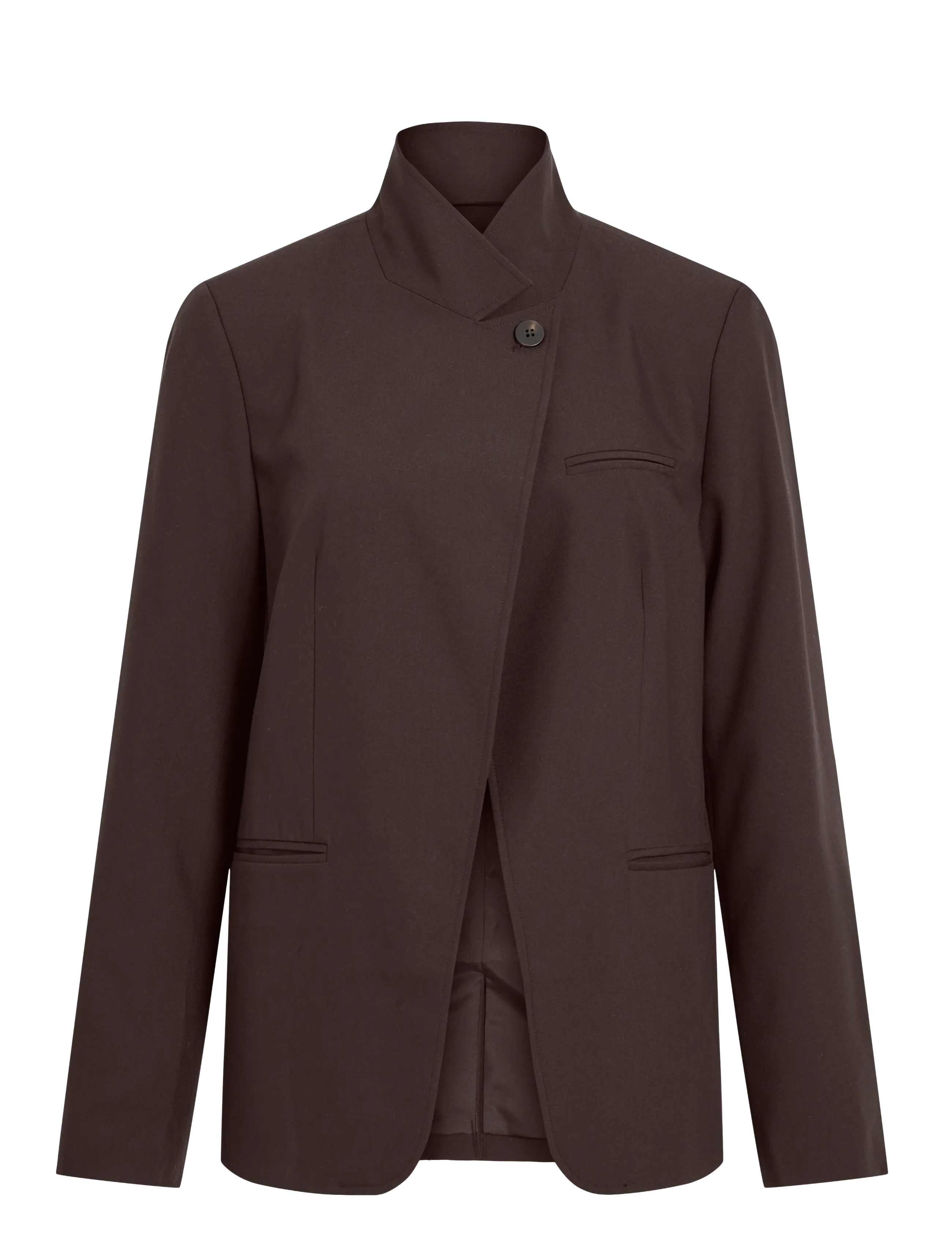 Vila VIBEATA L/S BLAZER - Kvinnor - COFFEE BEAN / brown