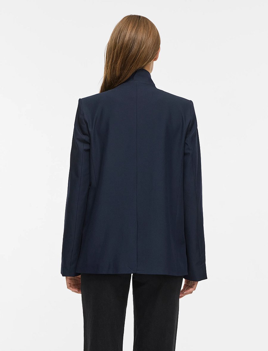 Vila - VIBEATA L/S BLAZER - enkelknäppta kavajer - navy blazer - 3