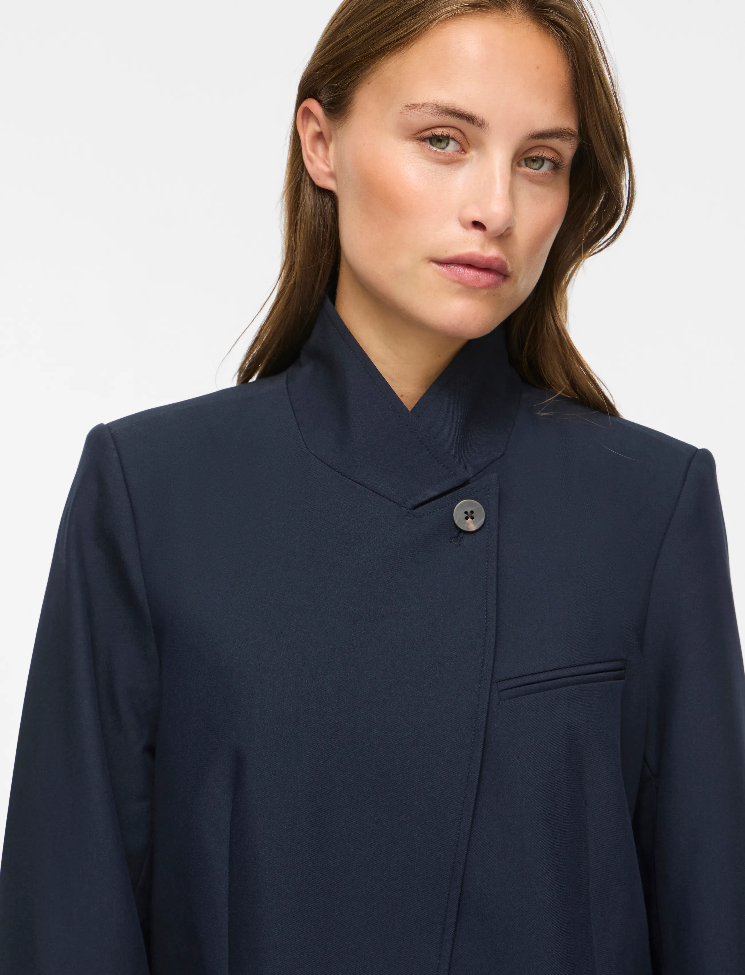 Vila - VIBEATA L/S BLAZER - enkelknäppta kavajer - navy blazer - 5