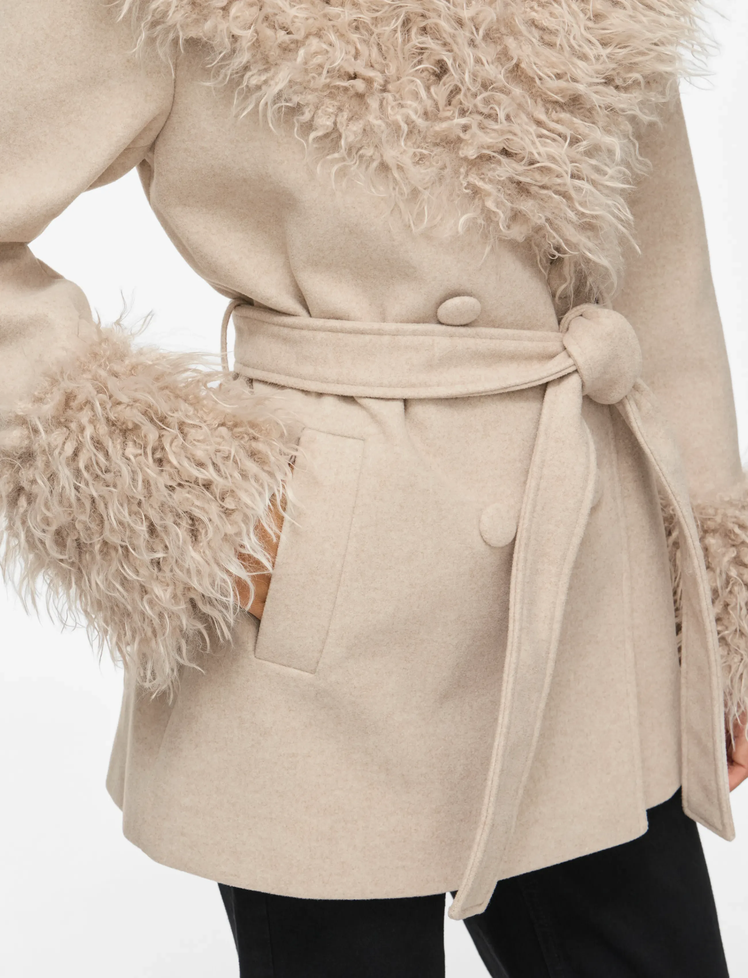 VILA Vibalou L/S Short Coat/Ka korta kappor dam – bild 6
