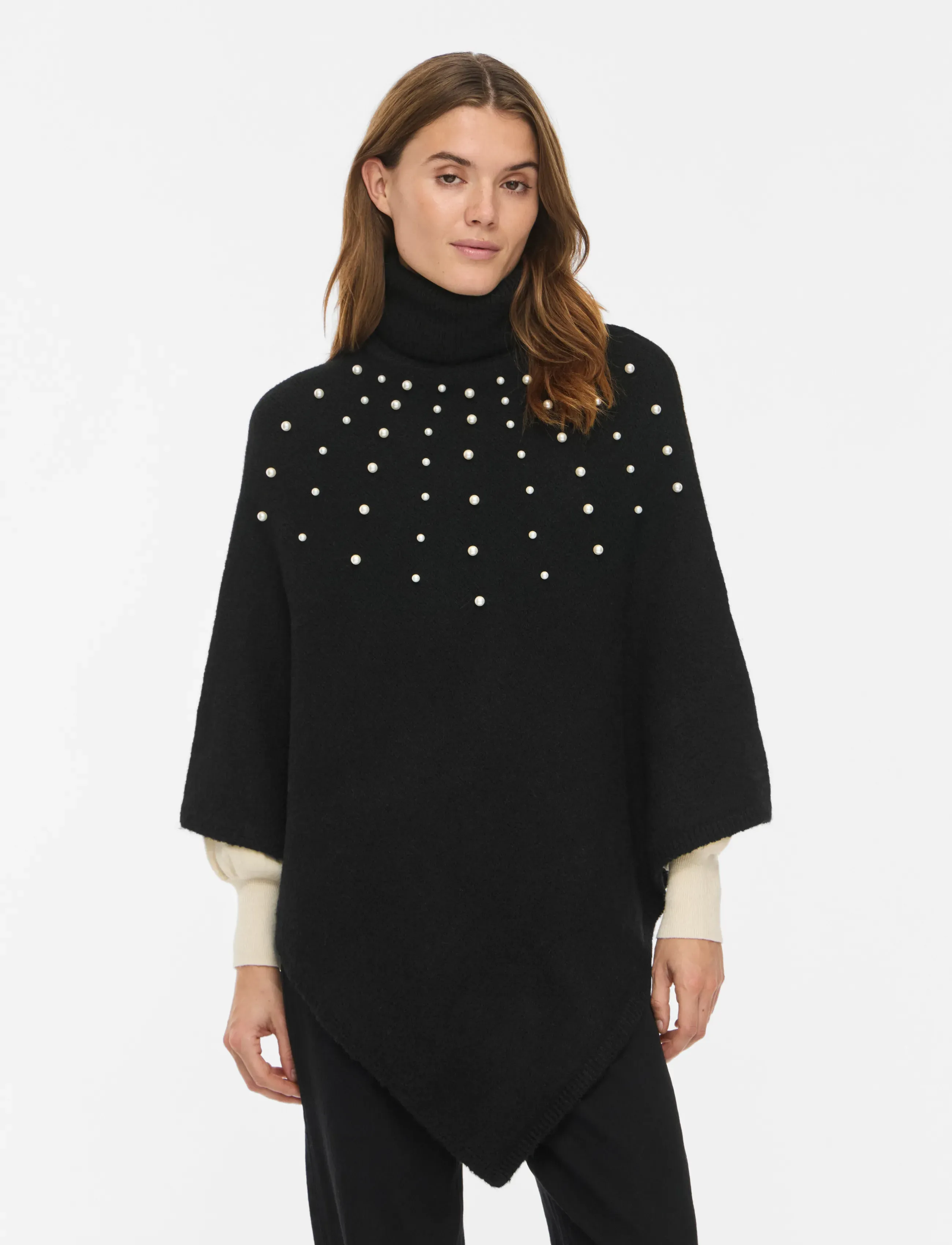 Vikika Rollneck Poncho/Ka