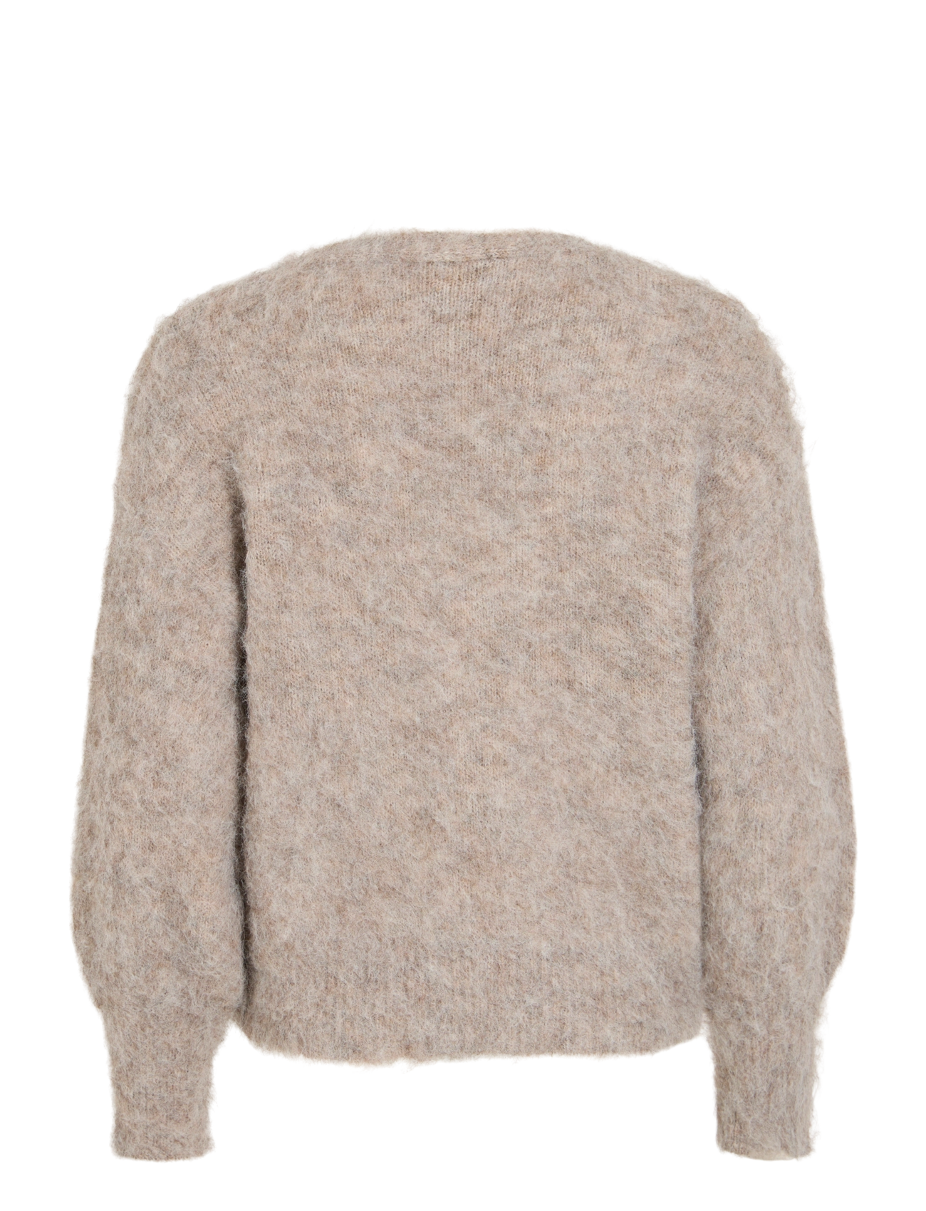 Vila - VILINNA L/S V-NECK KNIT CARDIGAN/KA - cardigans - natural melange - 1